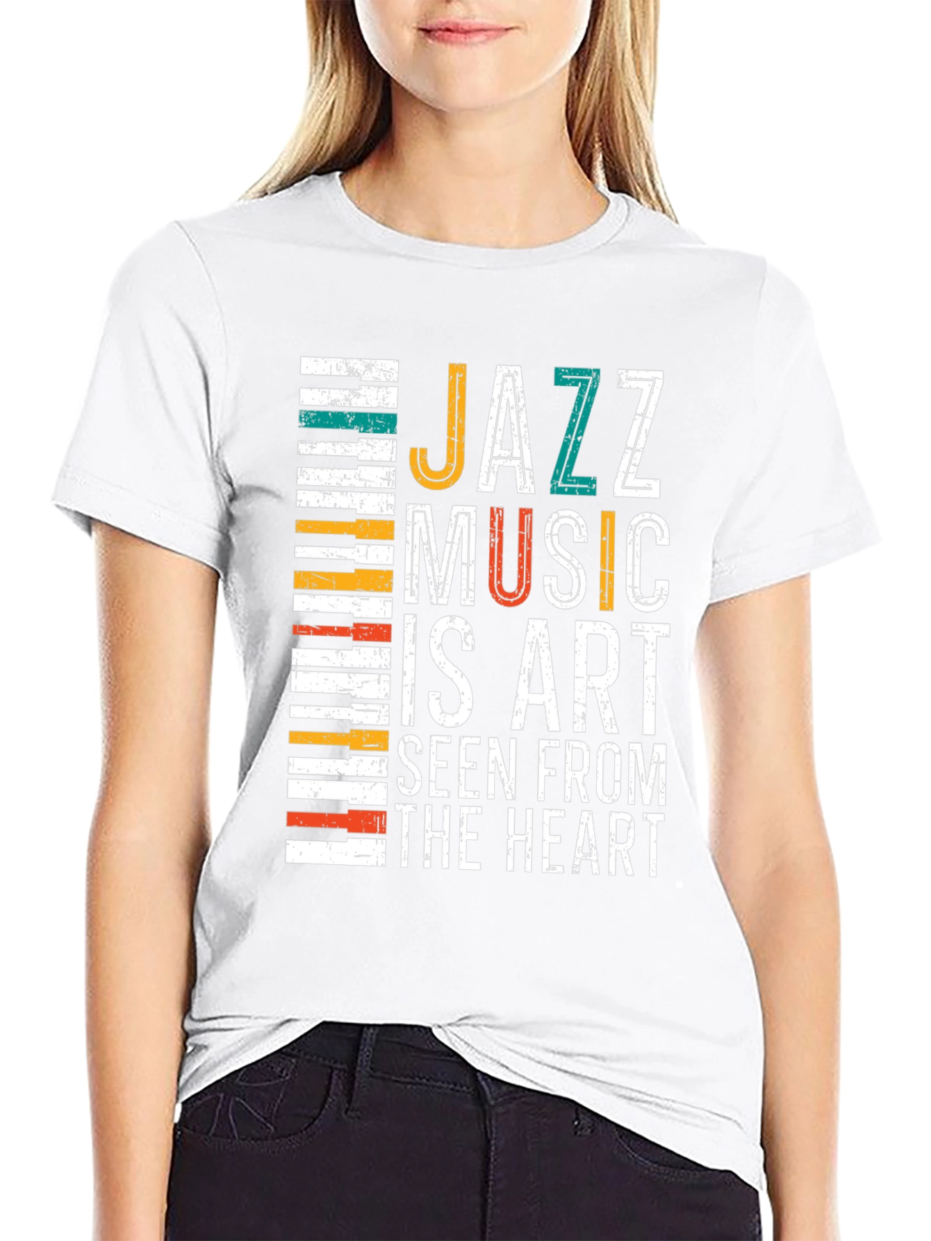 Jazz Music Art T-Shirt