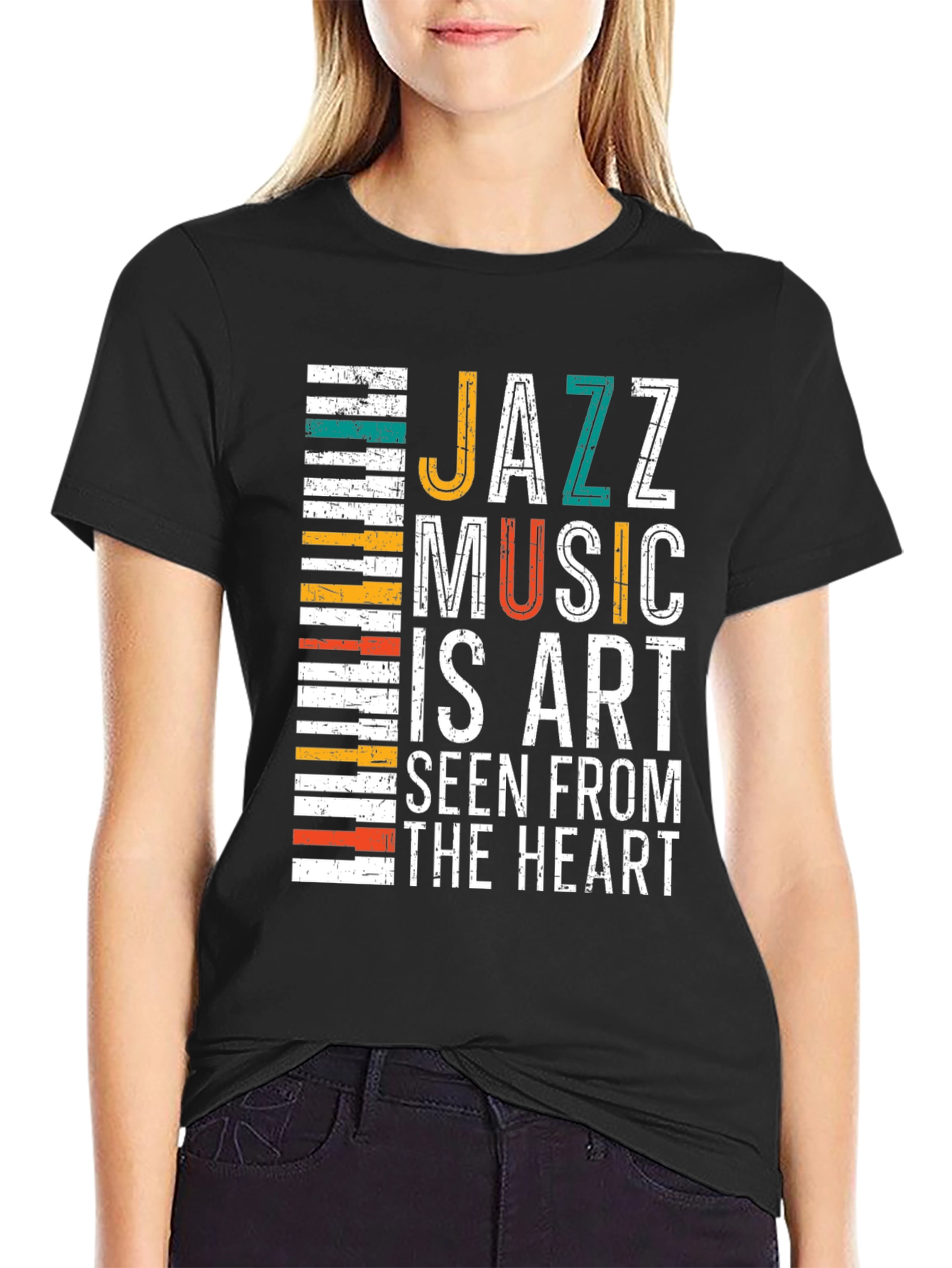 Jazz Music Art T-Shirt