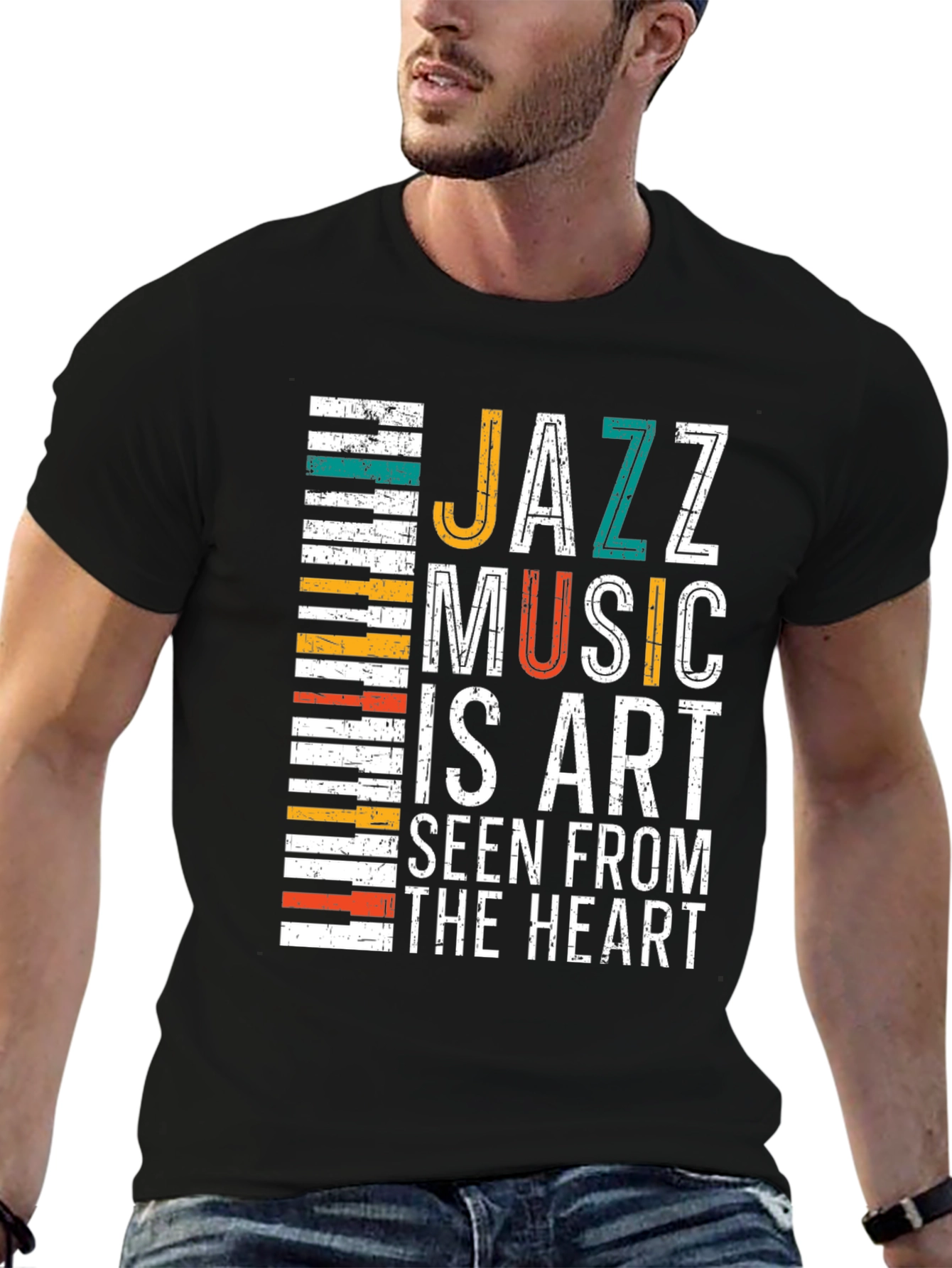 Jazz Music Art T-Shirt