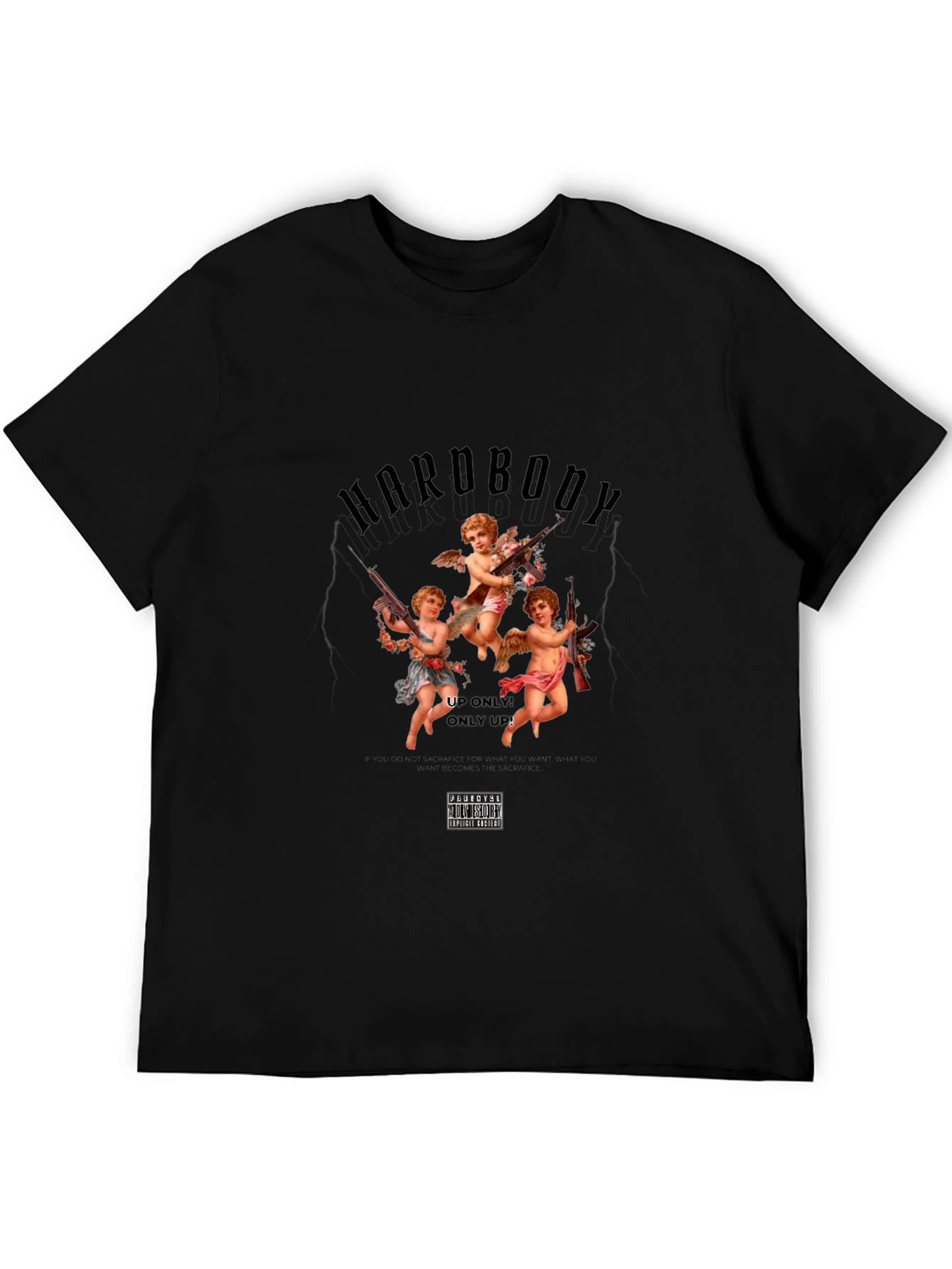 Hardbody Angel Graphic Tee - Black