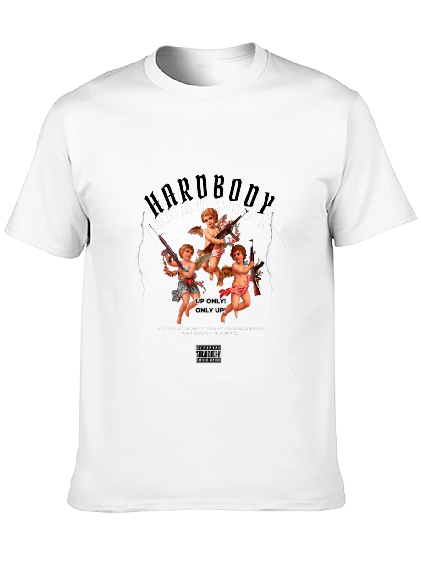 Hardbody Angel Graphic Tee - Black