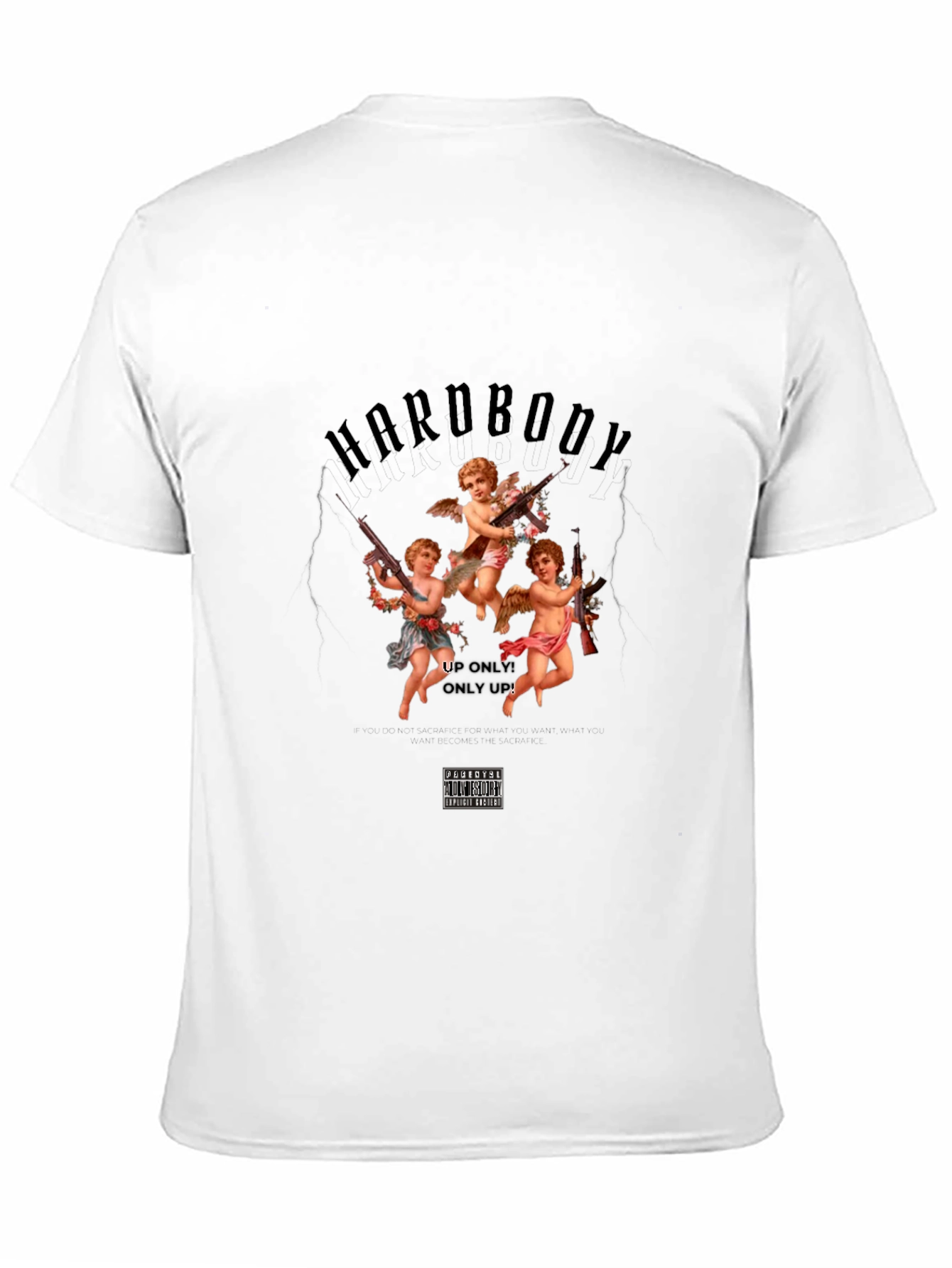 Hardbody Angel Graphic Tee - Black
