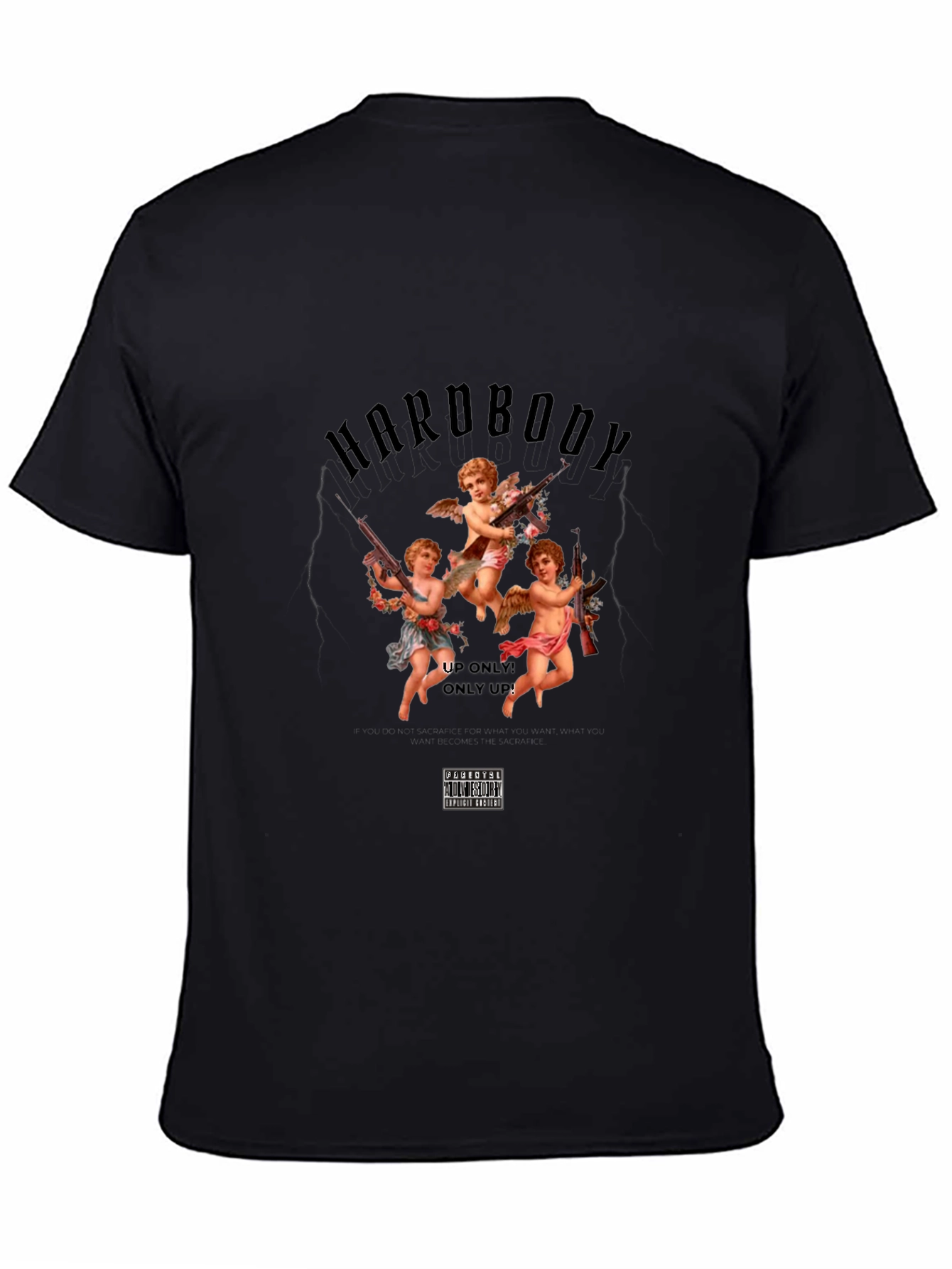 Hardbody Angel Graphic Tee - Black