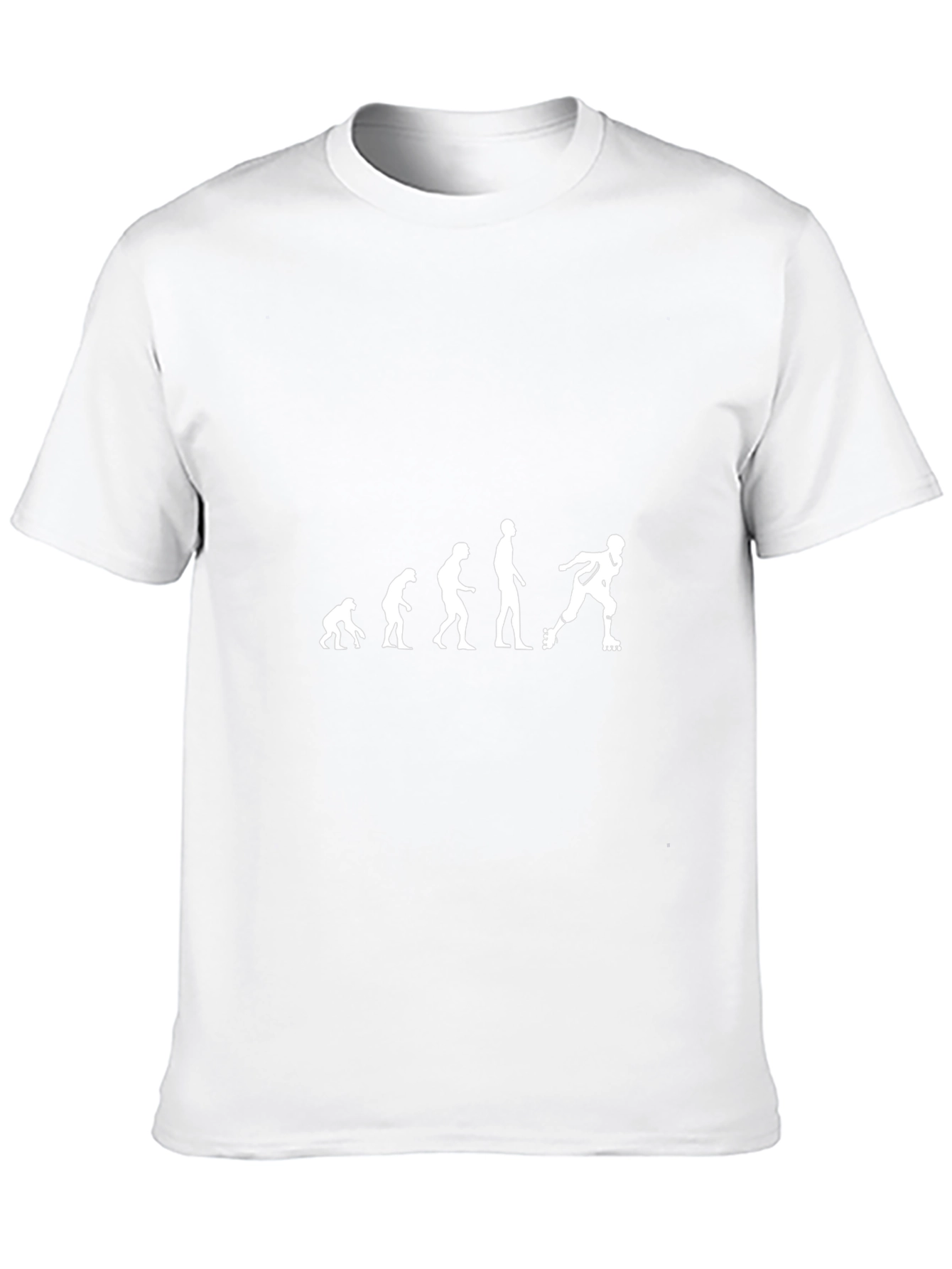 Evolution of Skating T-Shirt - Rollerblade Humor Tee
