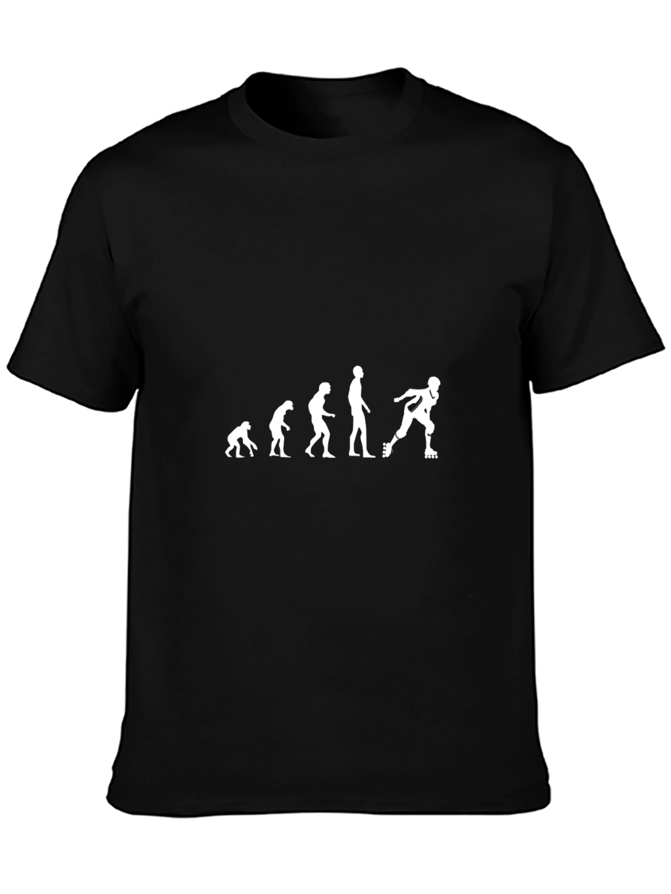 Evolution of Skating T-Shirt - Rollerblade Humor Tee