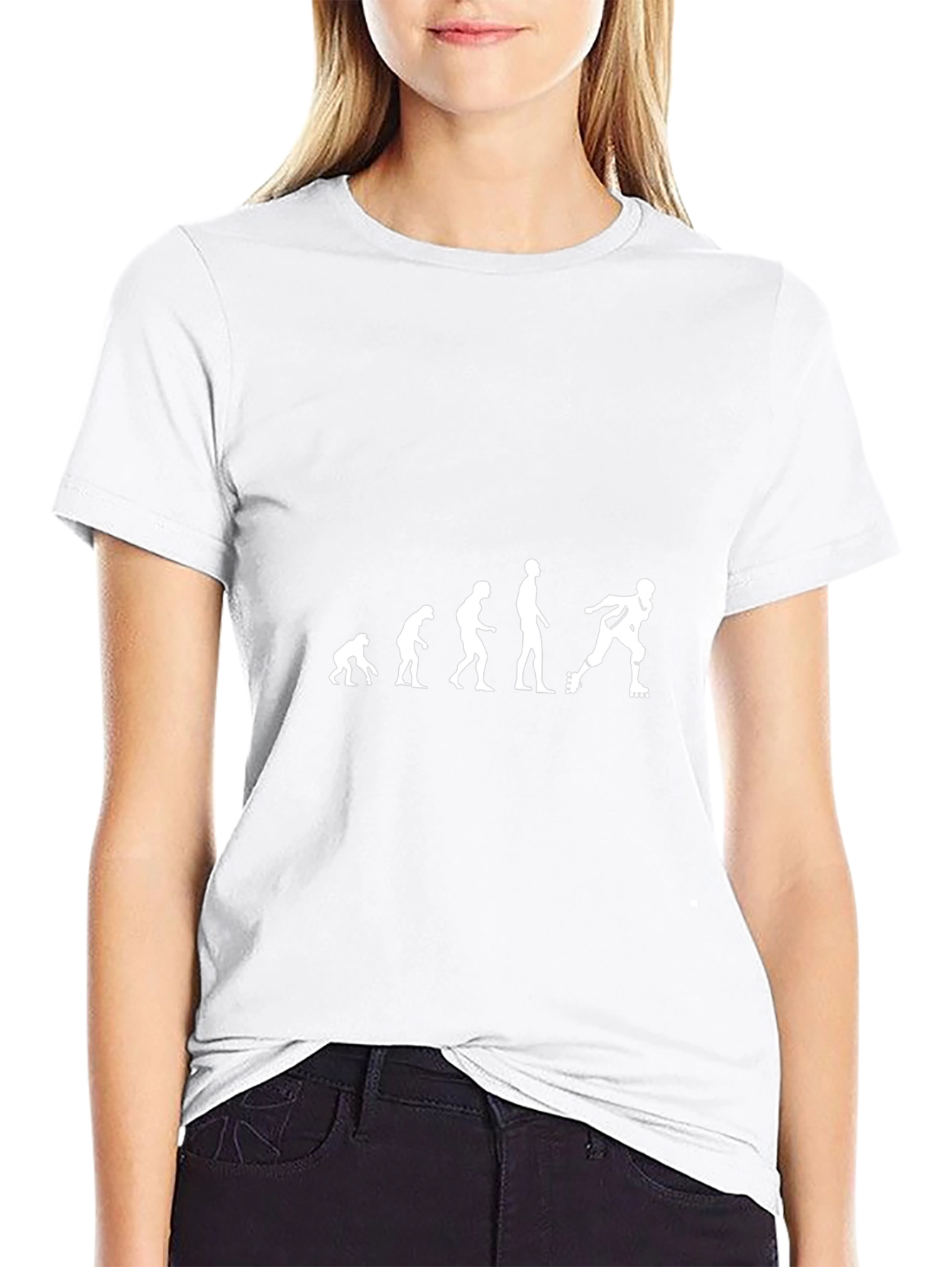Evolution of Skating T-Shirt - Rollerblade Humor Tee