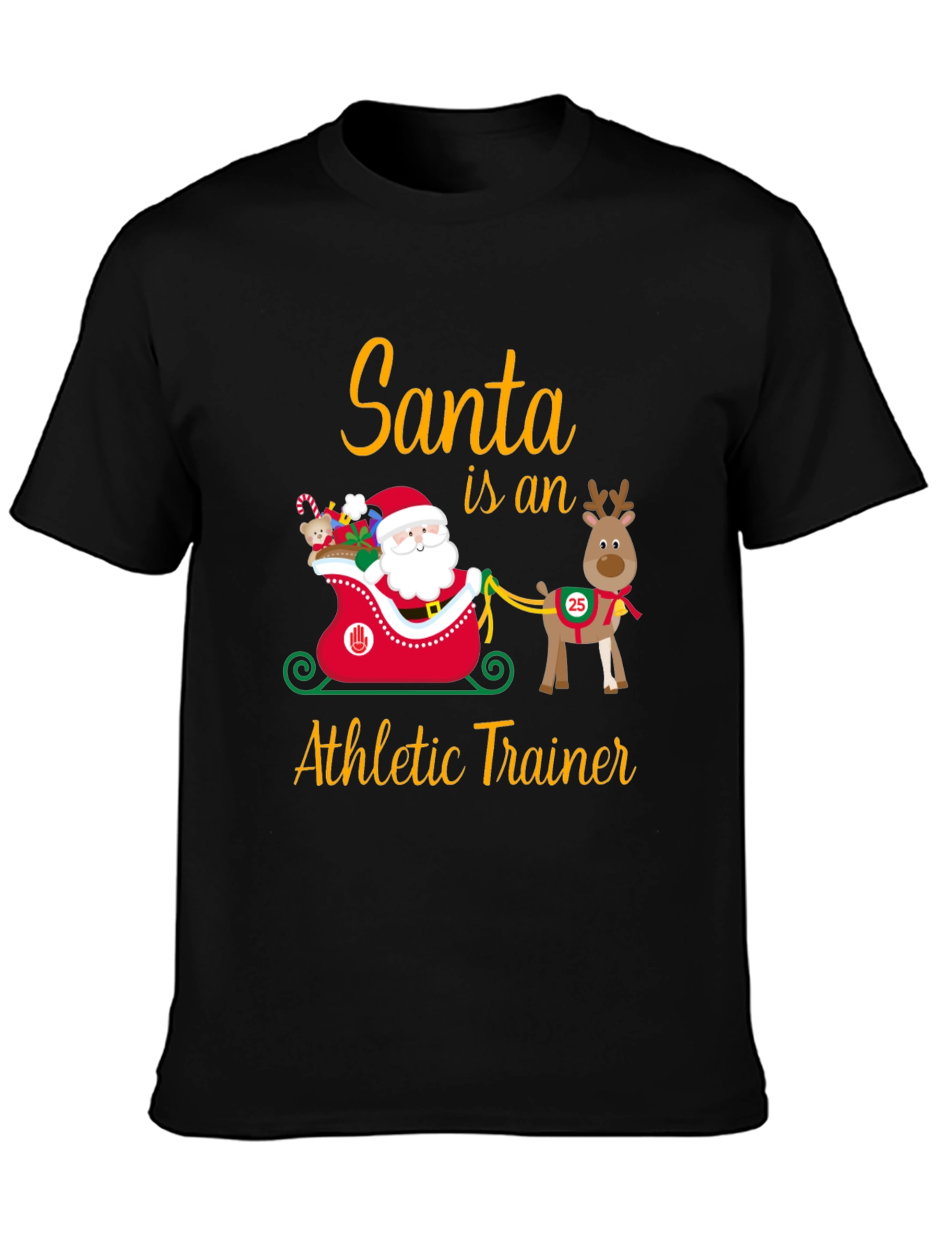 Santa Athletic Trainer T-Shirt