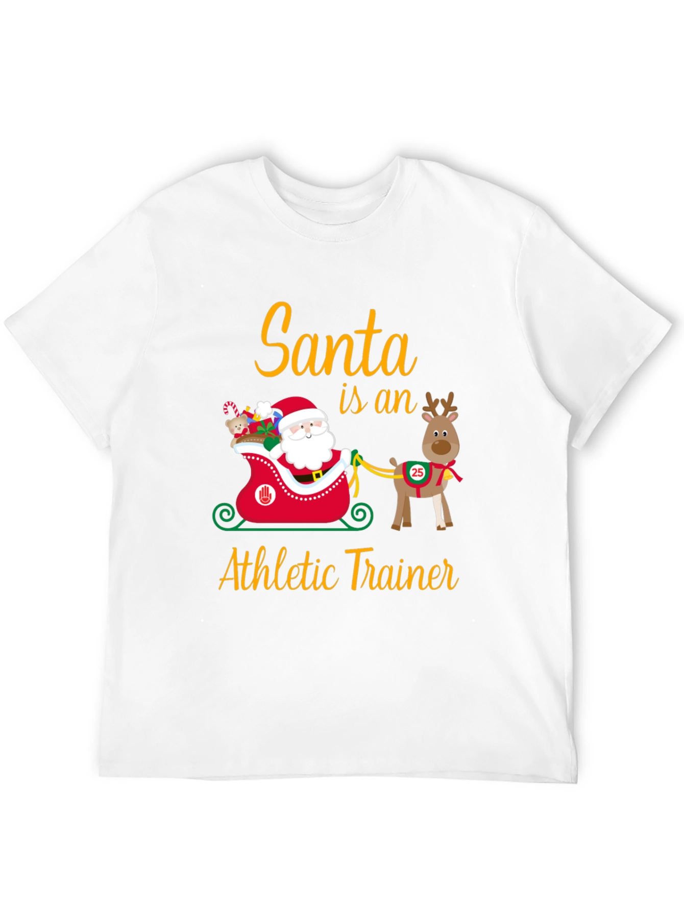 Santa Athletic Trainer T-Shirt