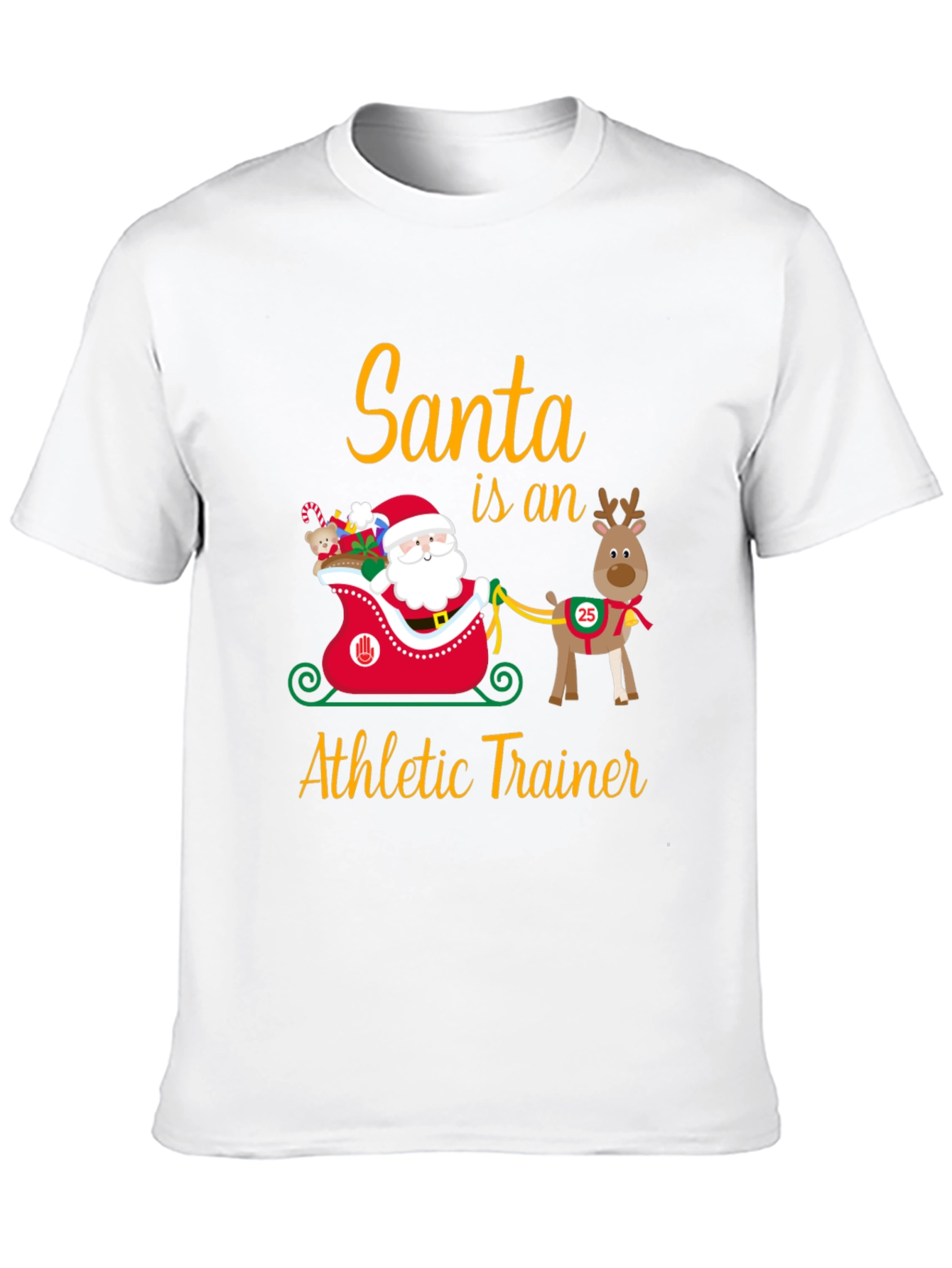 Santa Athletic Trainer T-Shirt