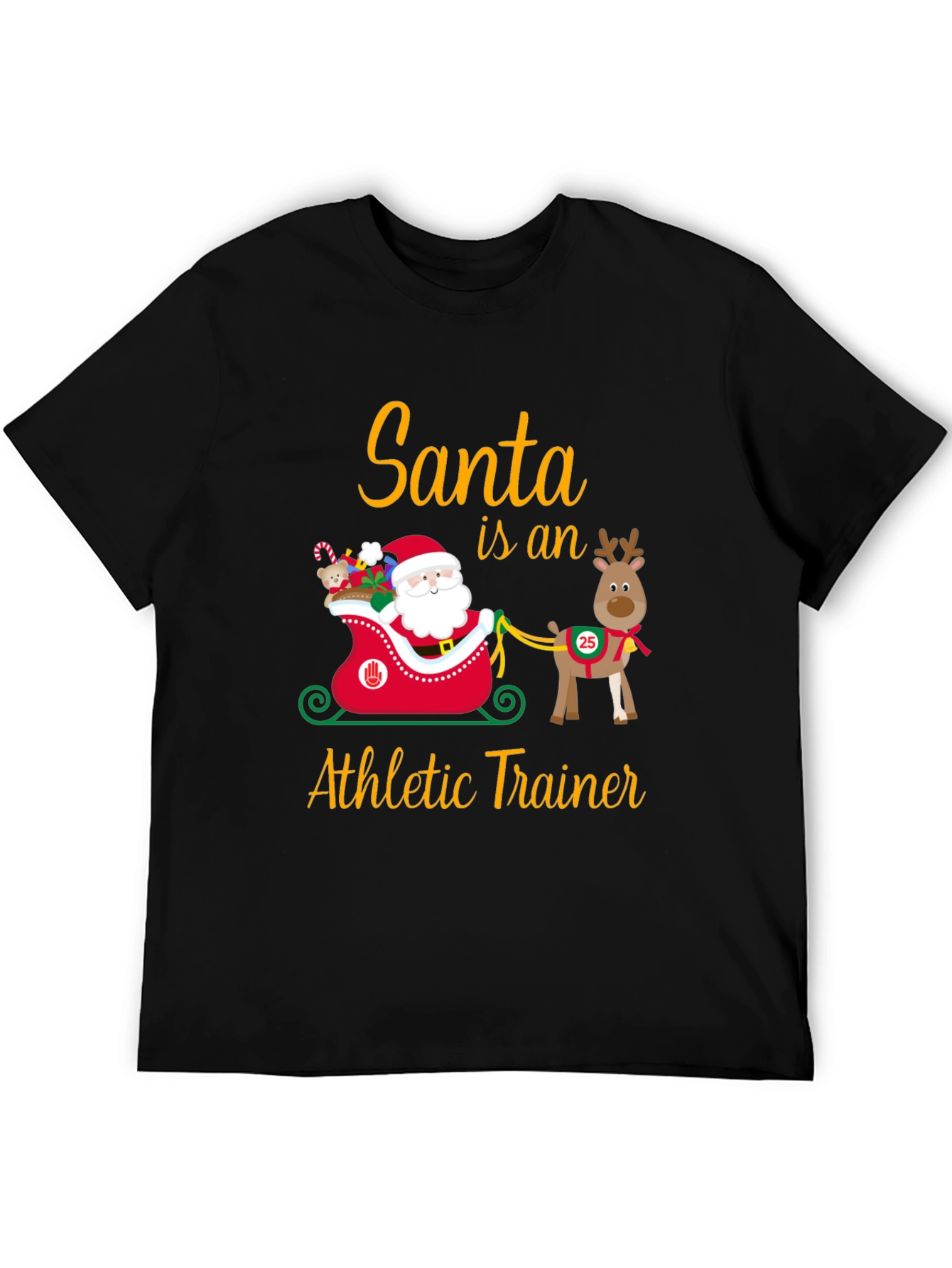 Santa Athletic Trainer T-Shirt