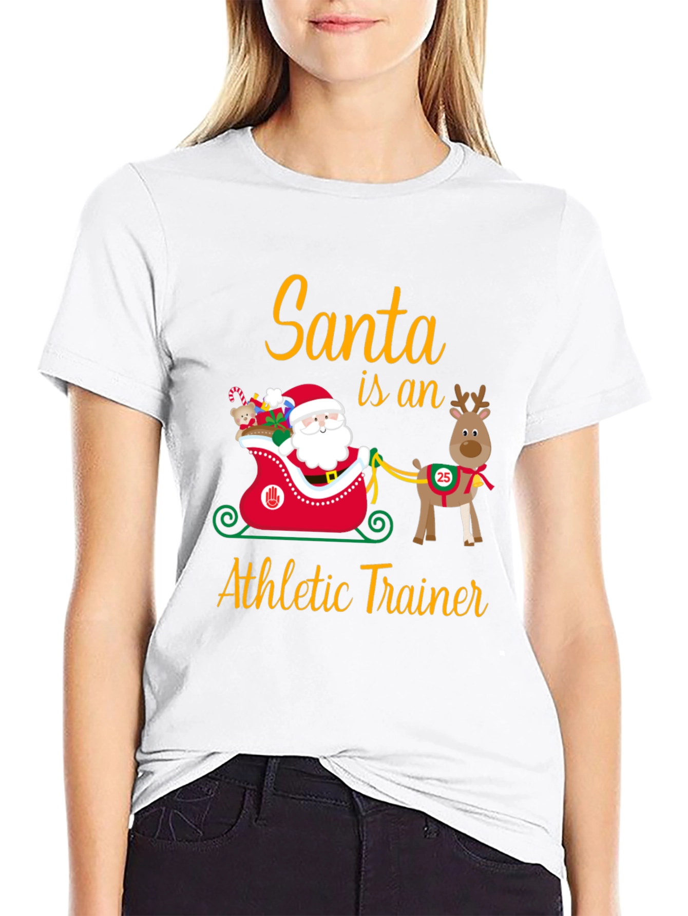Santa Athletic Trainer T-Shirt
