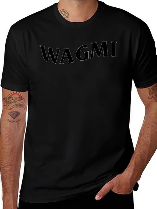 WAGMI Graphic Tee - Stylish Black Cotton T-Shirt