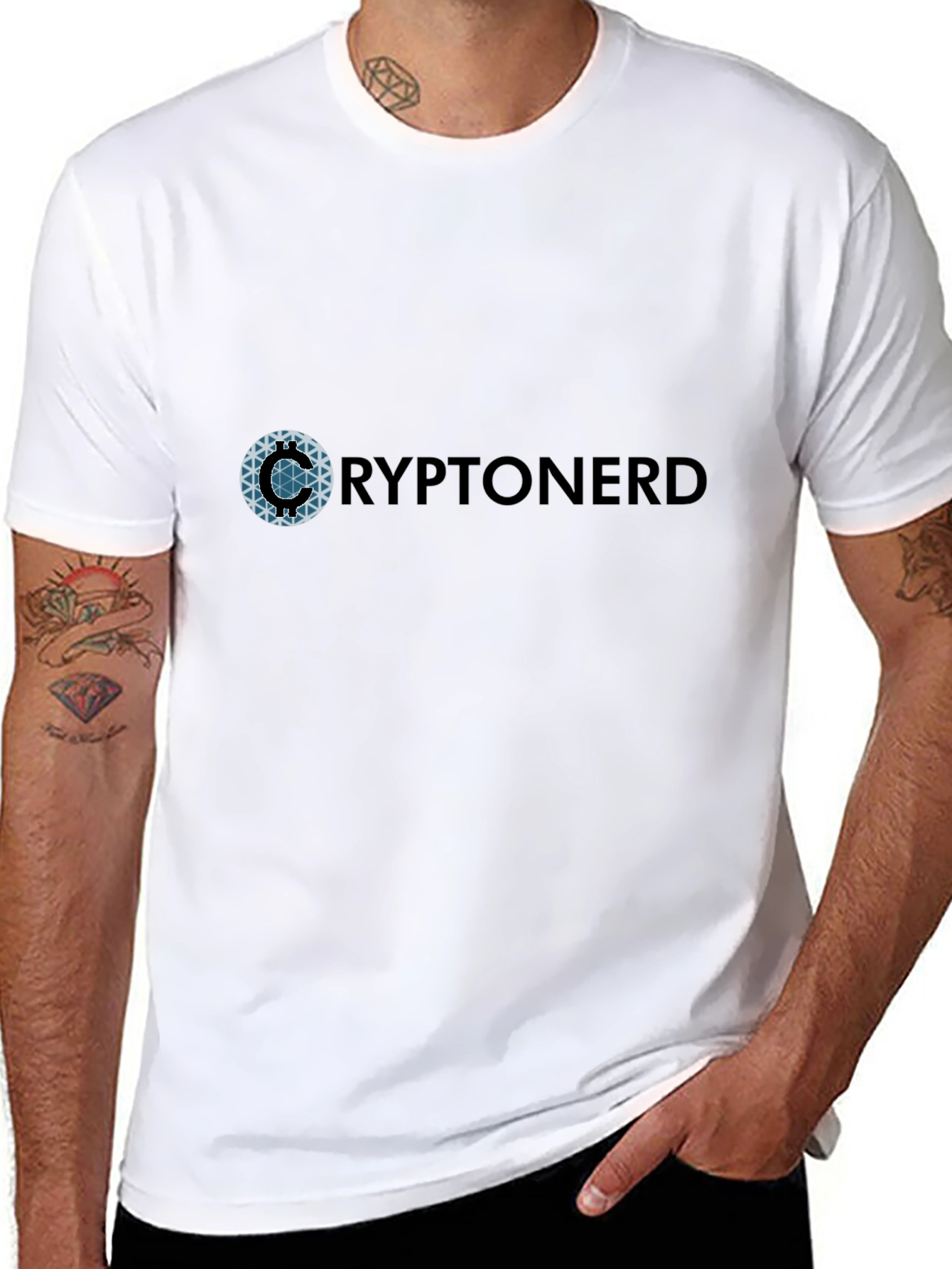 CryptoNerd Black T-Shirt - Digital Currency Tee