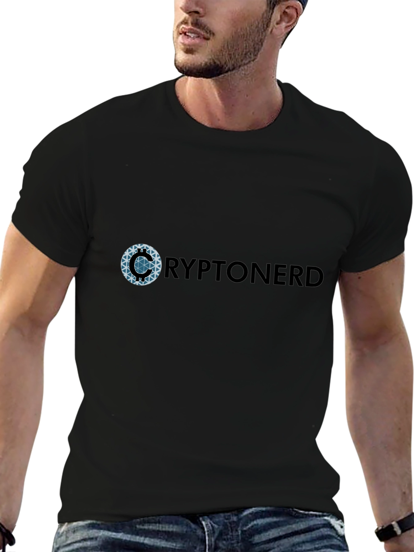 CryptoNerd Black T-Shirt - Digital Currency Tee