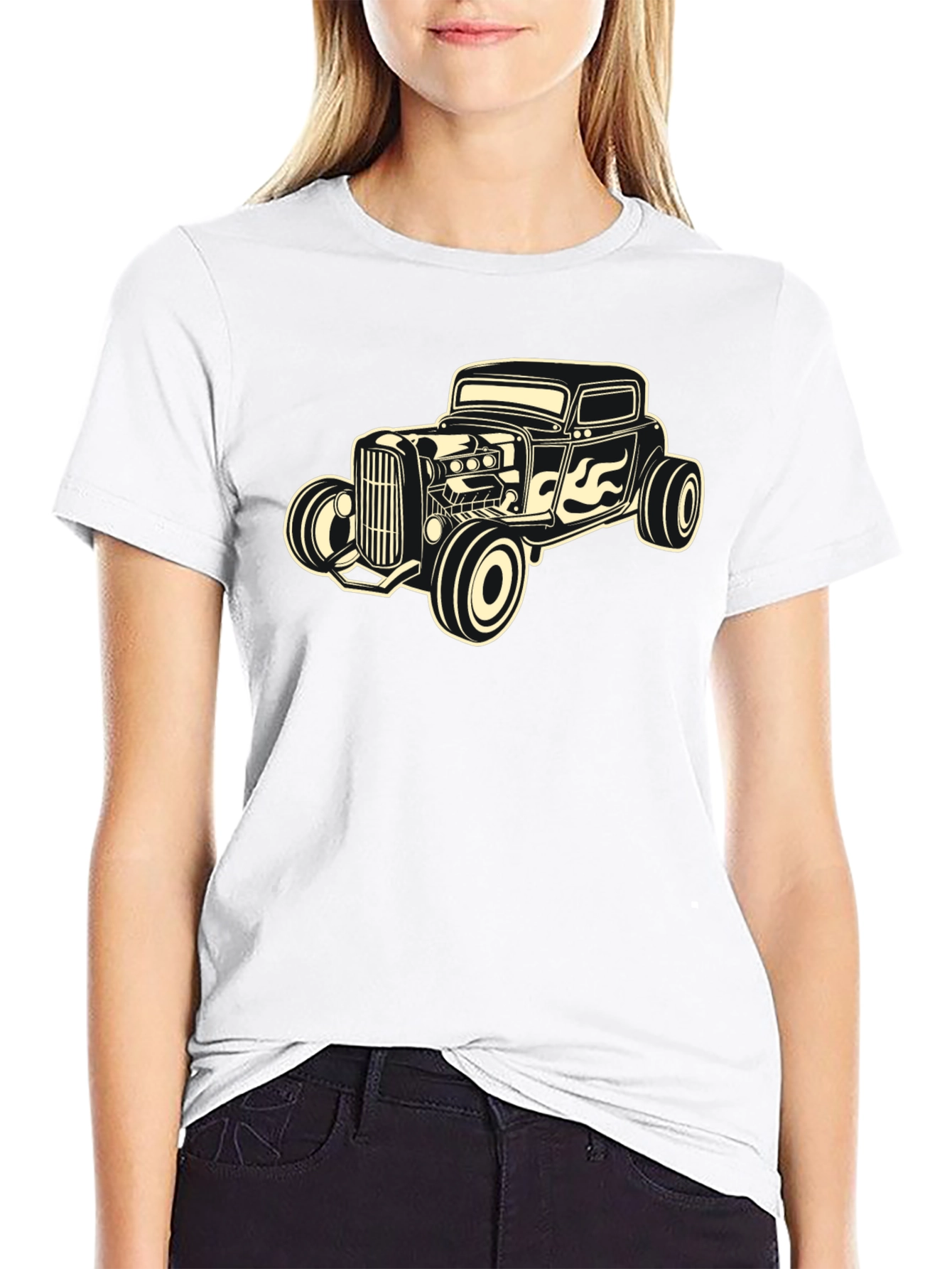 Classic Hot Rod T-Shirt - Retro Car Design
