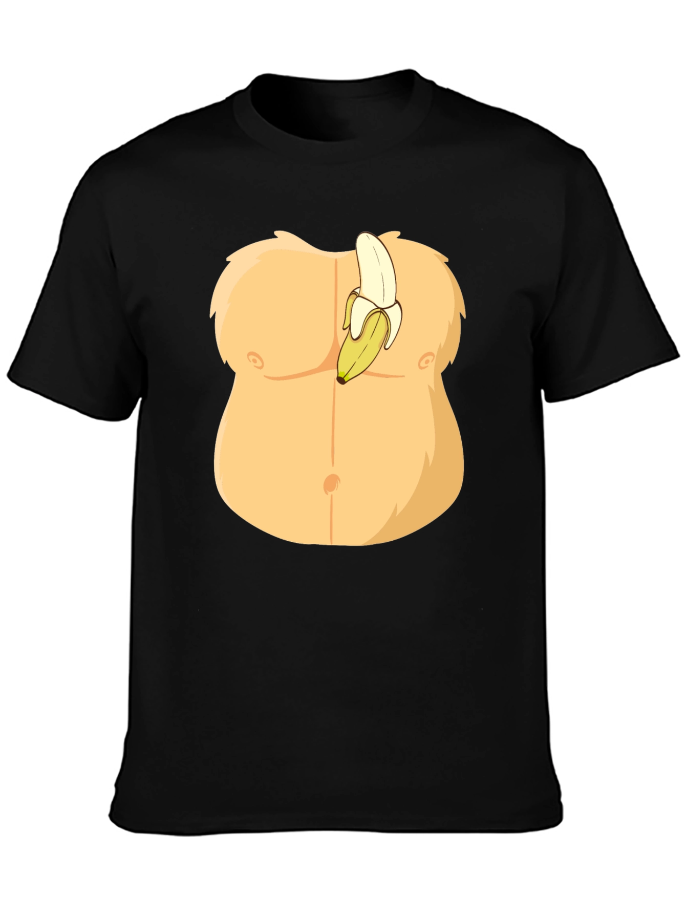 Funny Banana Abs Graphic T-Shirt