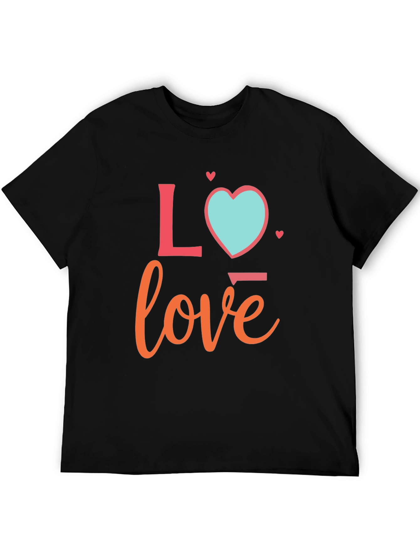 Love Graphic T-Shirt - Casual Mens Tee