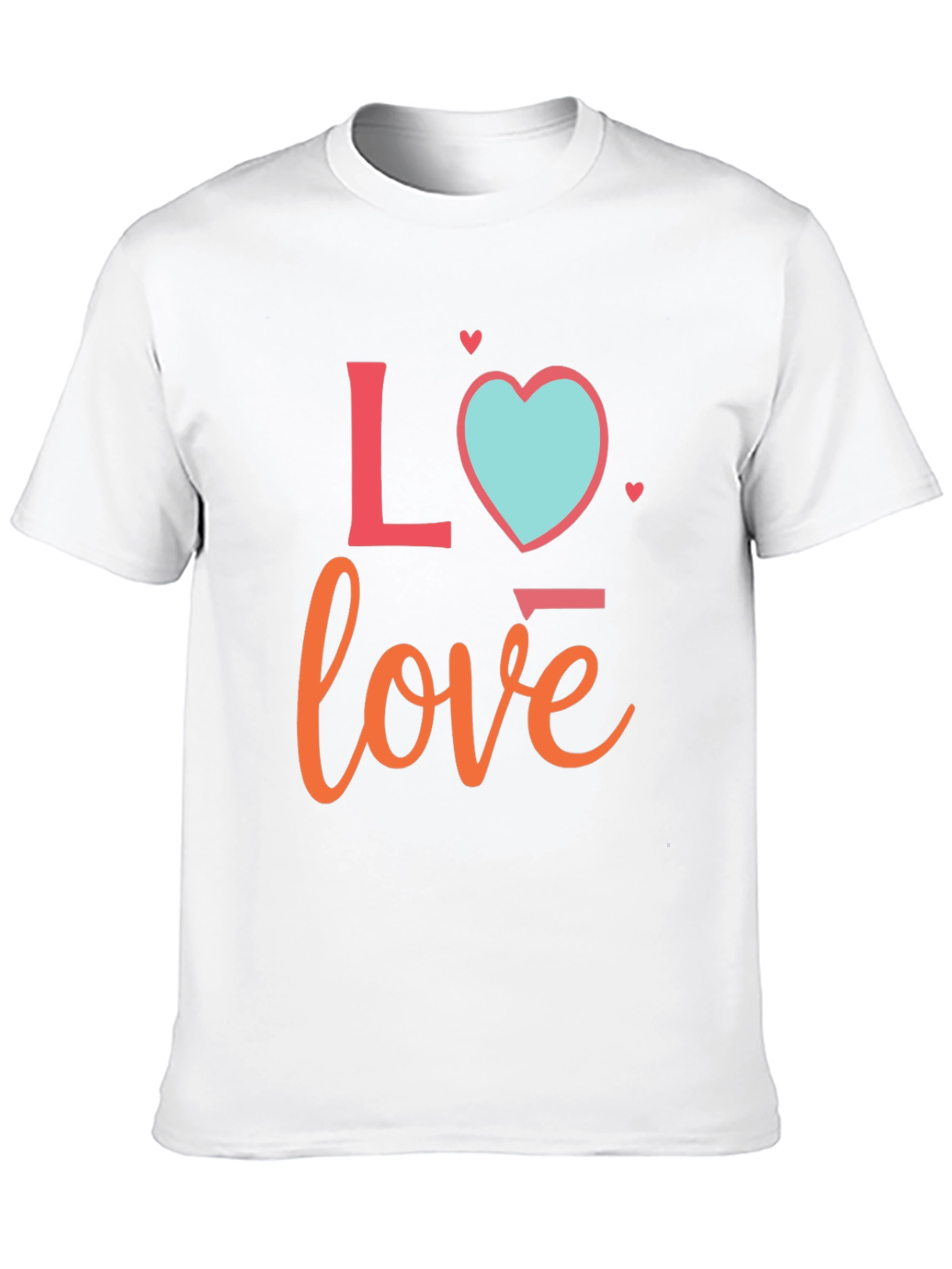 Love Graphic T-Shirt - Casual Mens Tee