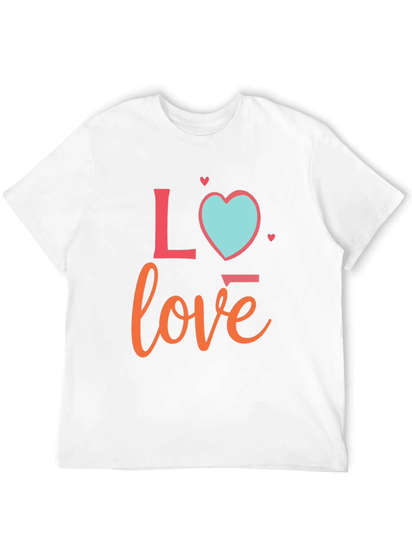 Love Graphic T-Shirt - Casual Mens Tee