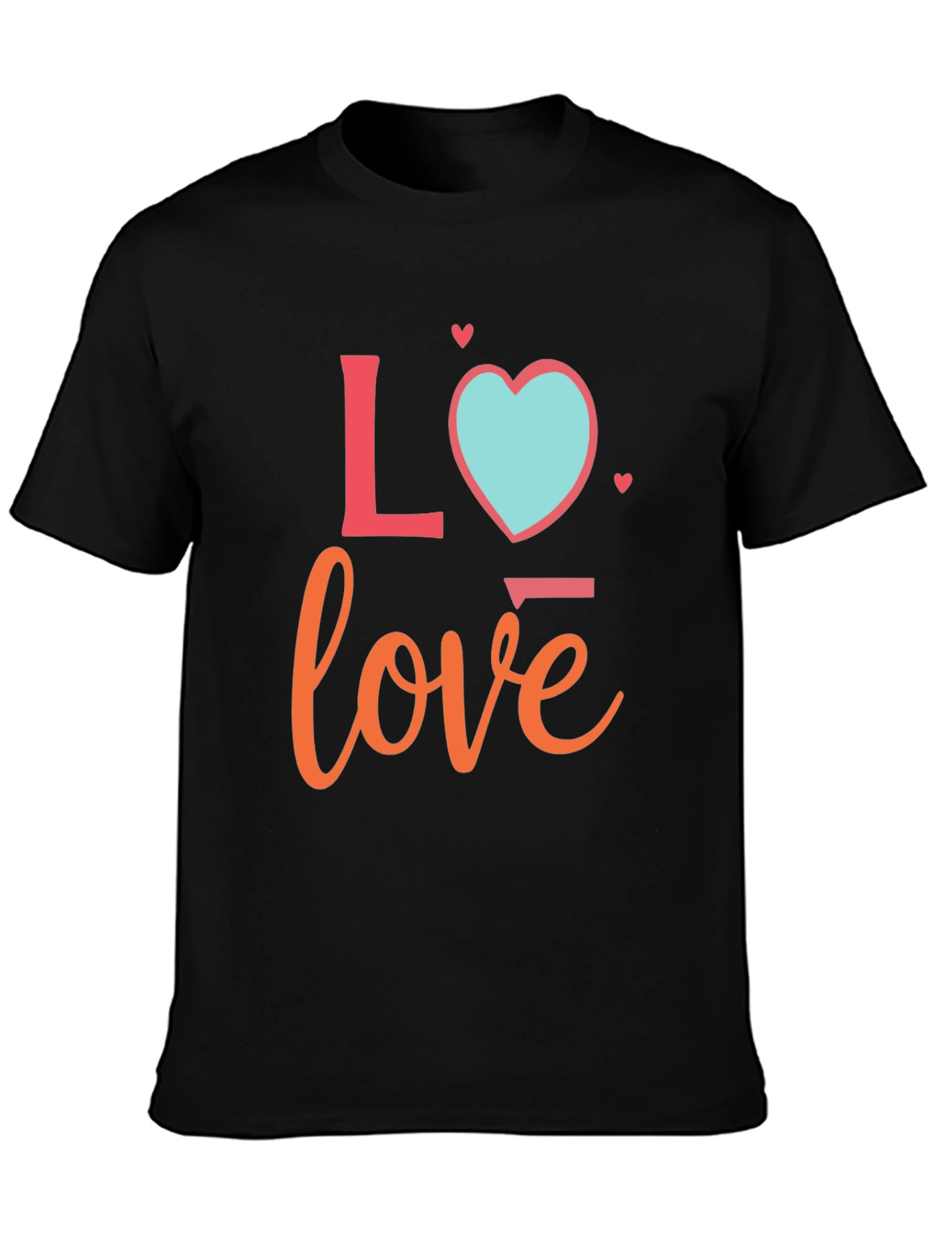 Love Graphic T-Shirt - Casual Mens Tee