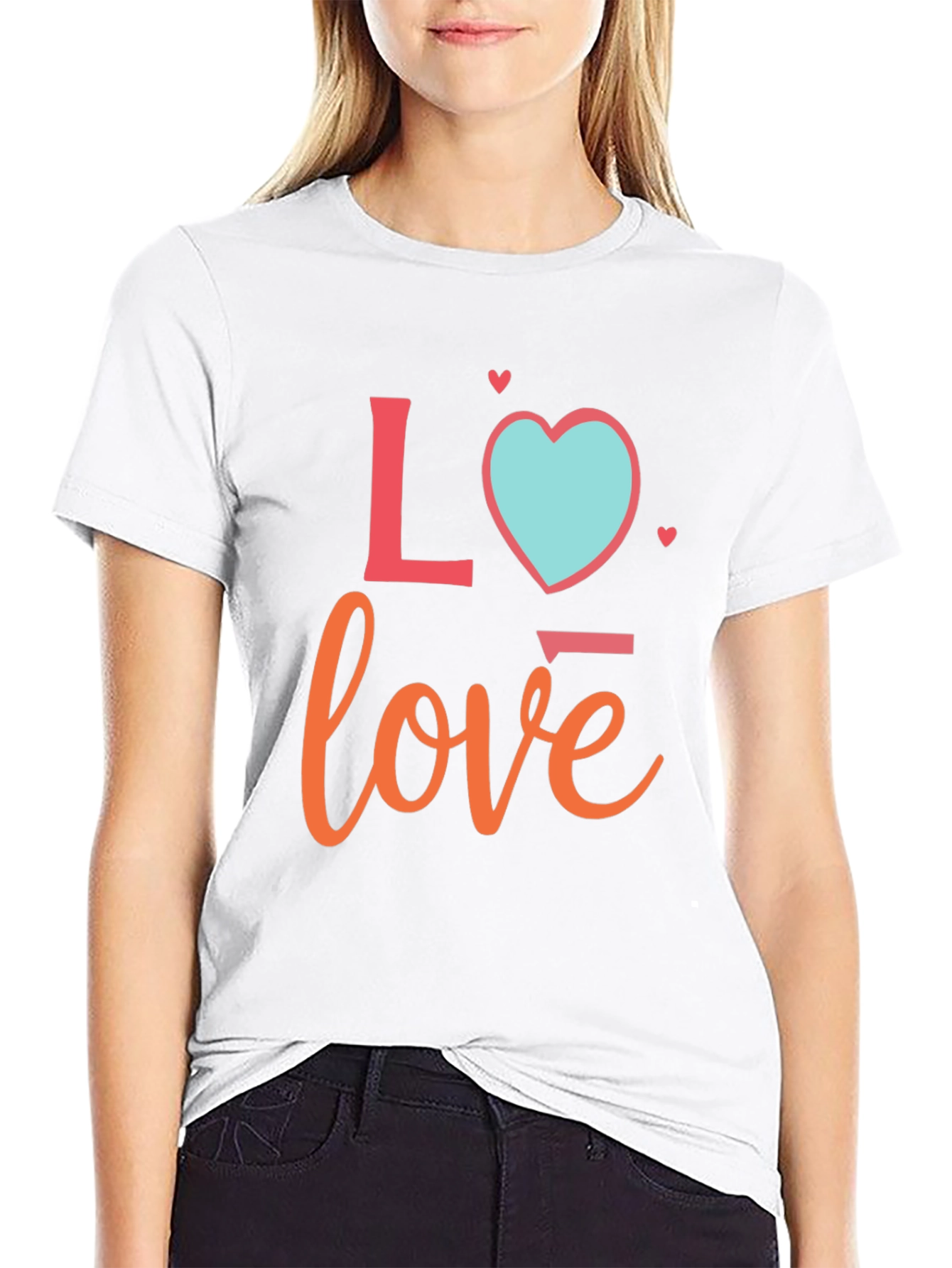 Love Graphic T-Shirt - Casual Mens Tee