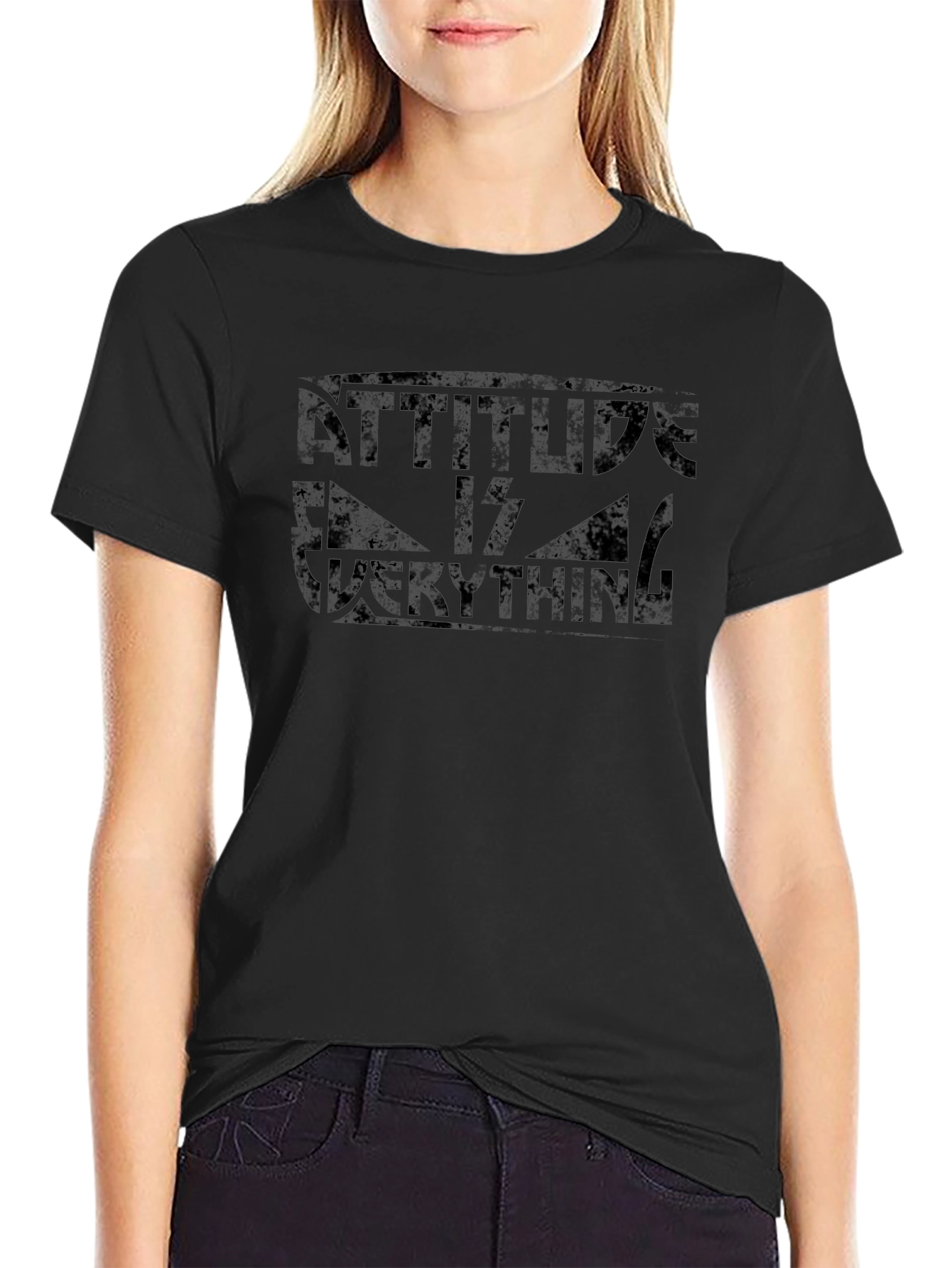 Attitude is Everything Black T-Shirt