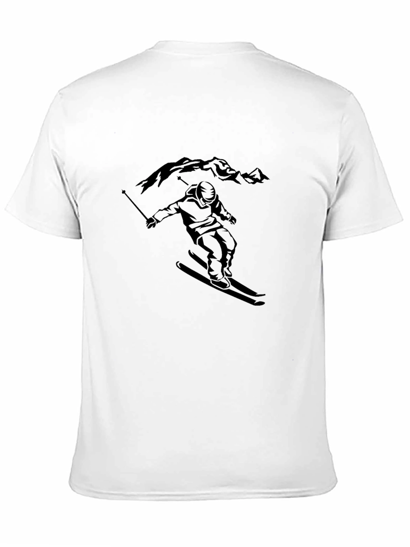Skiing T-Shirt: Mountain Adventure Tee