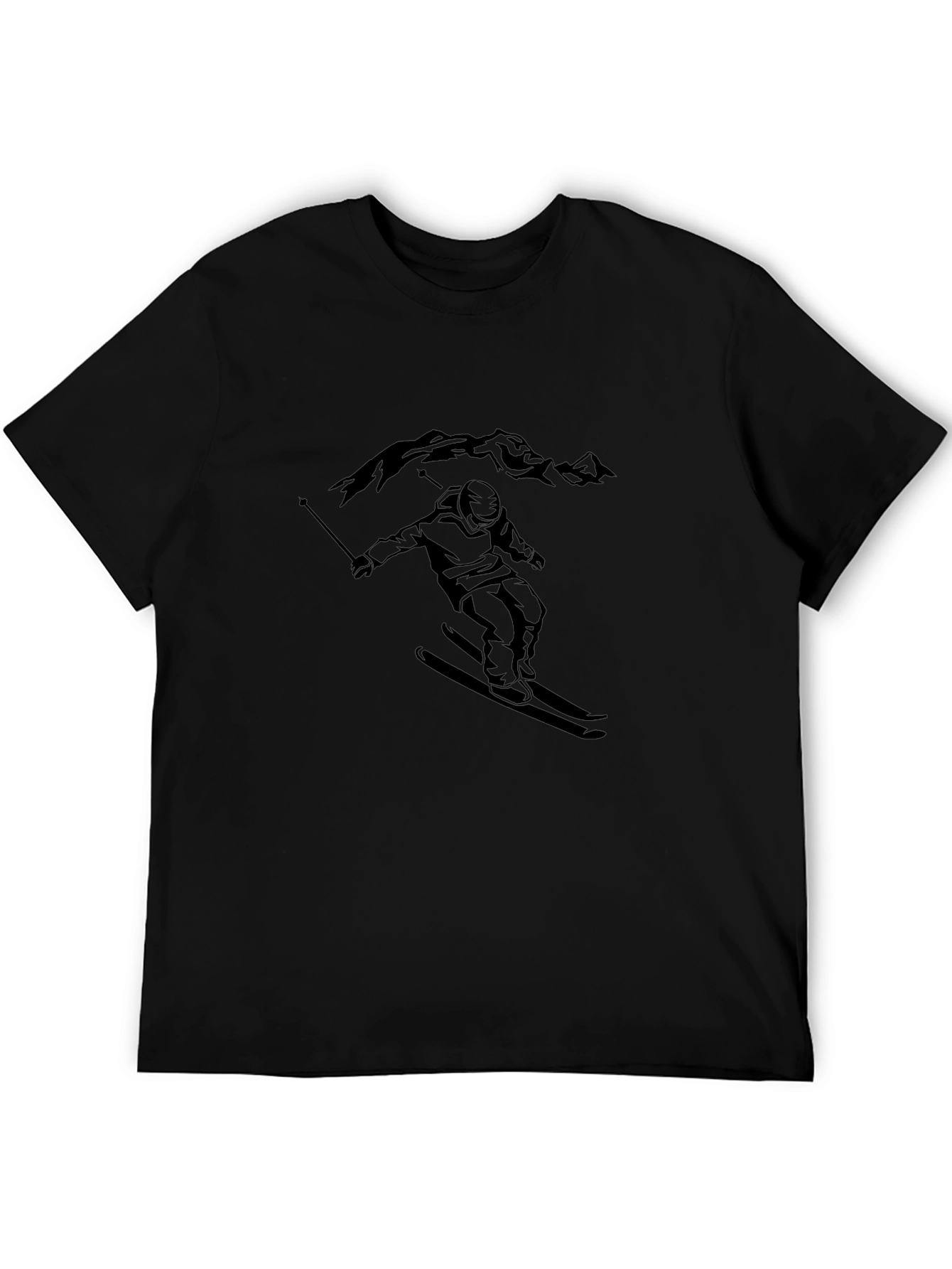 Skiing T-Shirt: Mountain Adventure Tee