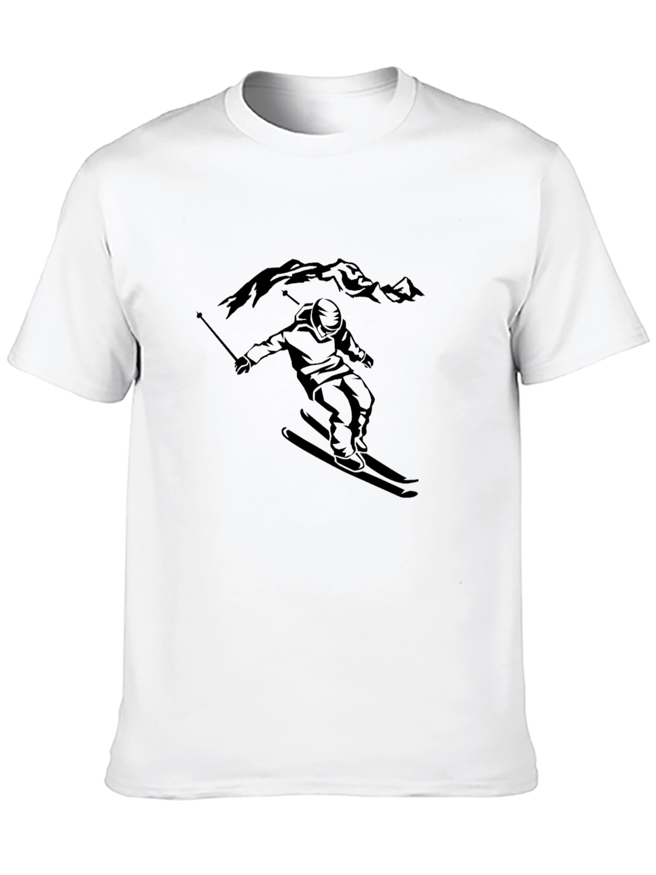 Skiing T-Shirt: Mountain Adventure Tee