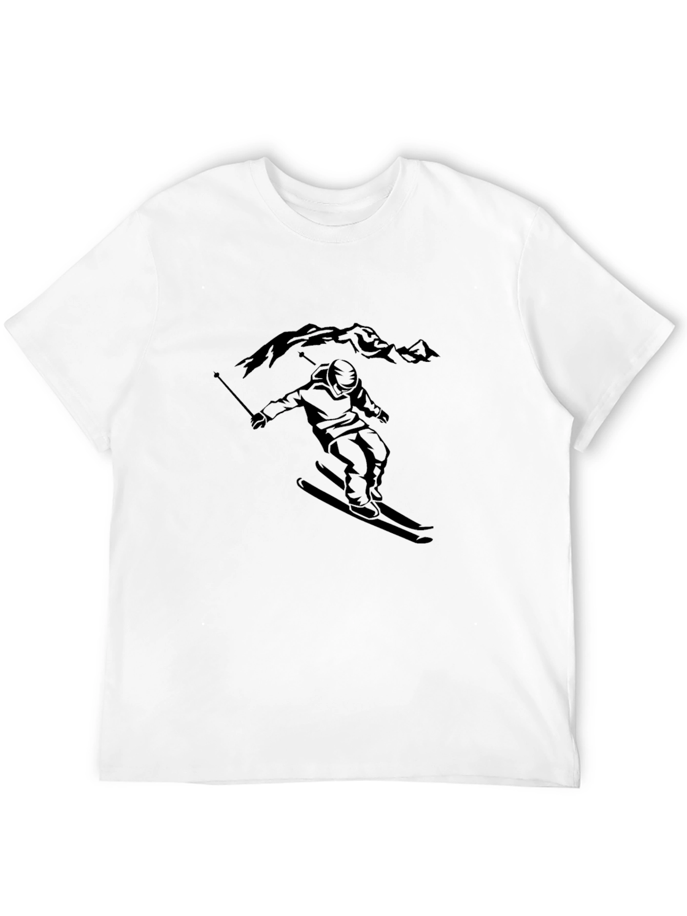 Skiing T-Shirt: Mountain Adventure Tee