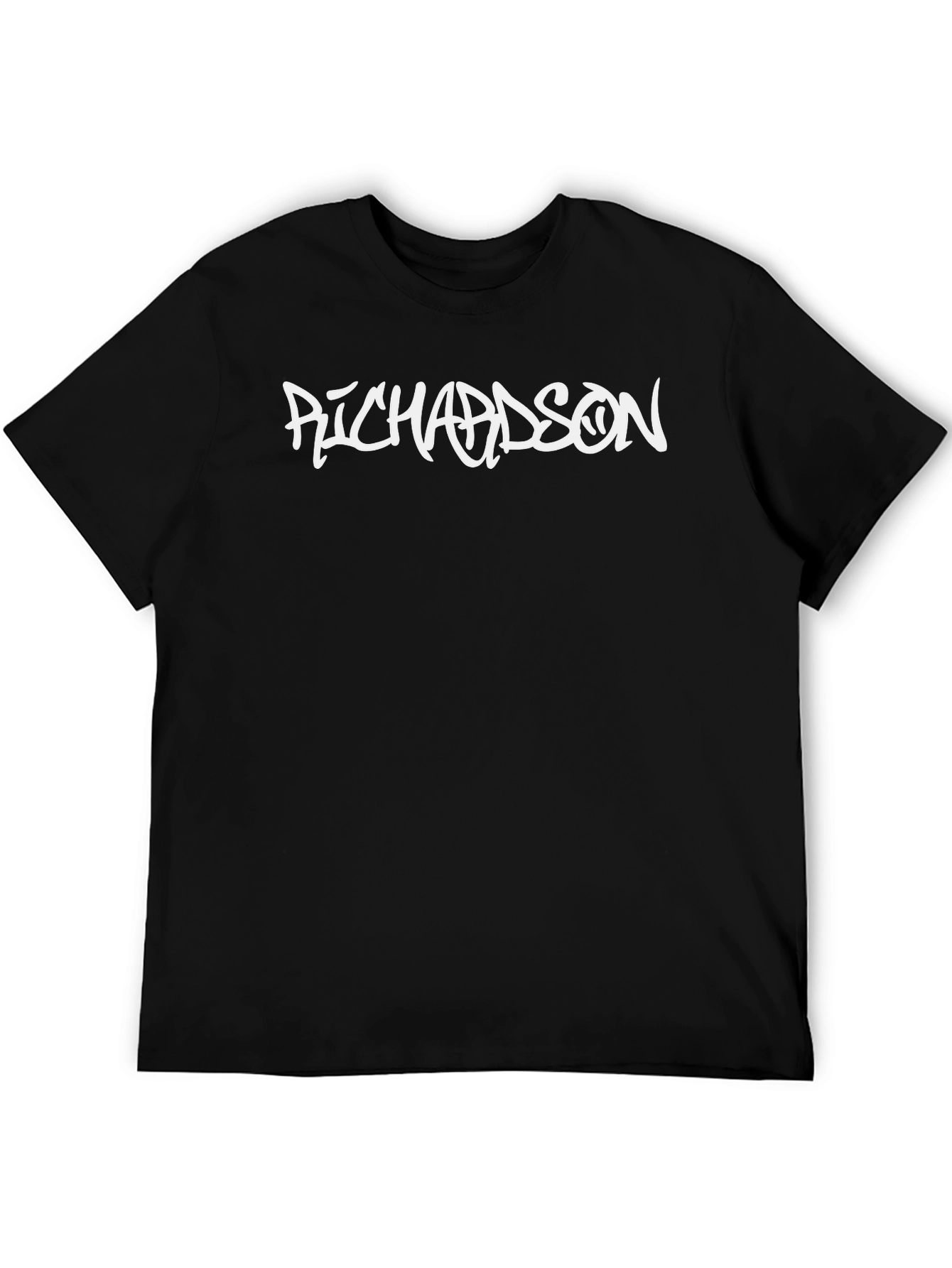 Richardson Graphic Tee - Black Cotton Blend