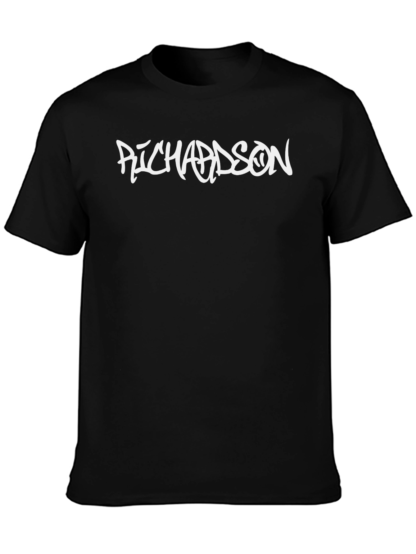 Richardson Graphic Tee - Black Cotton Blend
