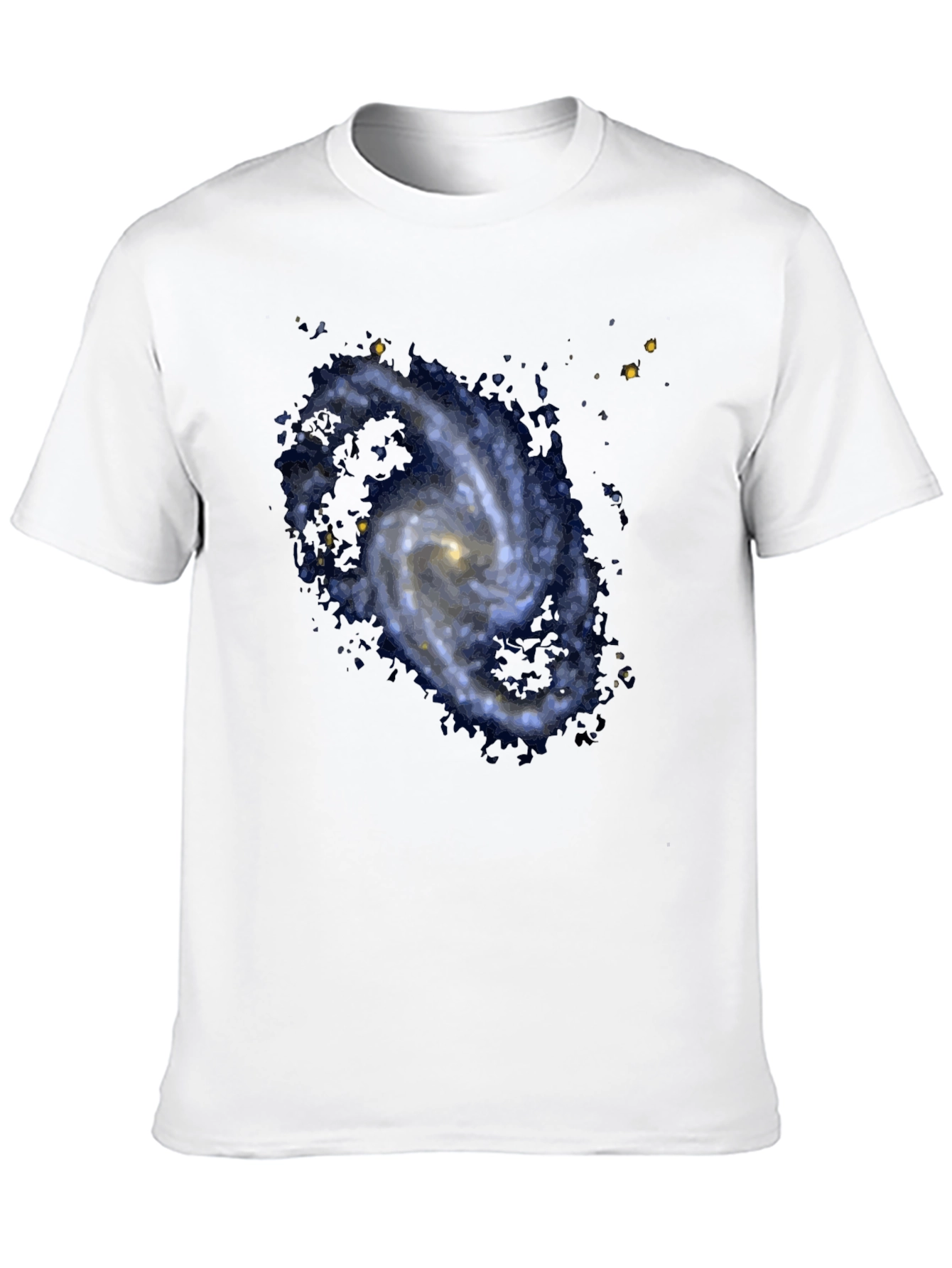Galaxy Print Black T-Shirt