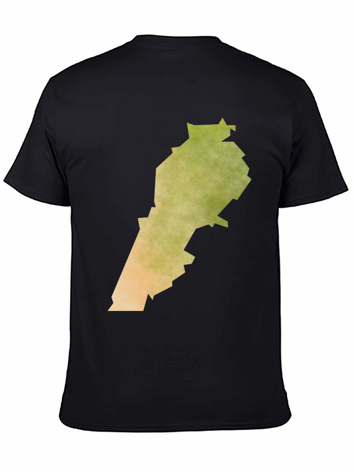 Lebanon Map Graphic Tee - Black
