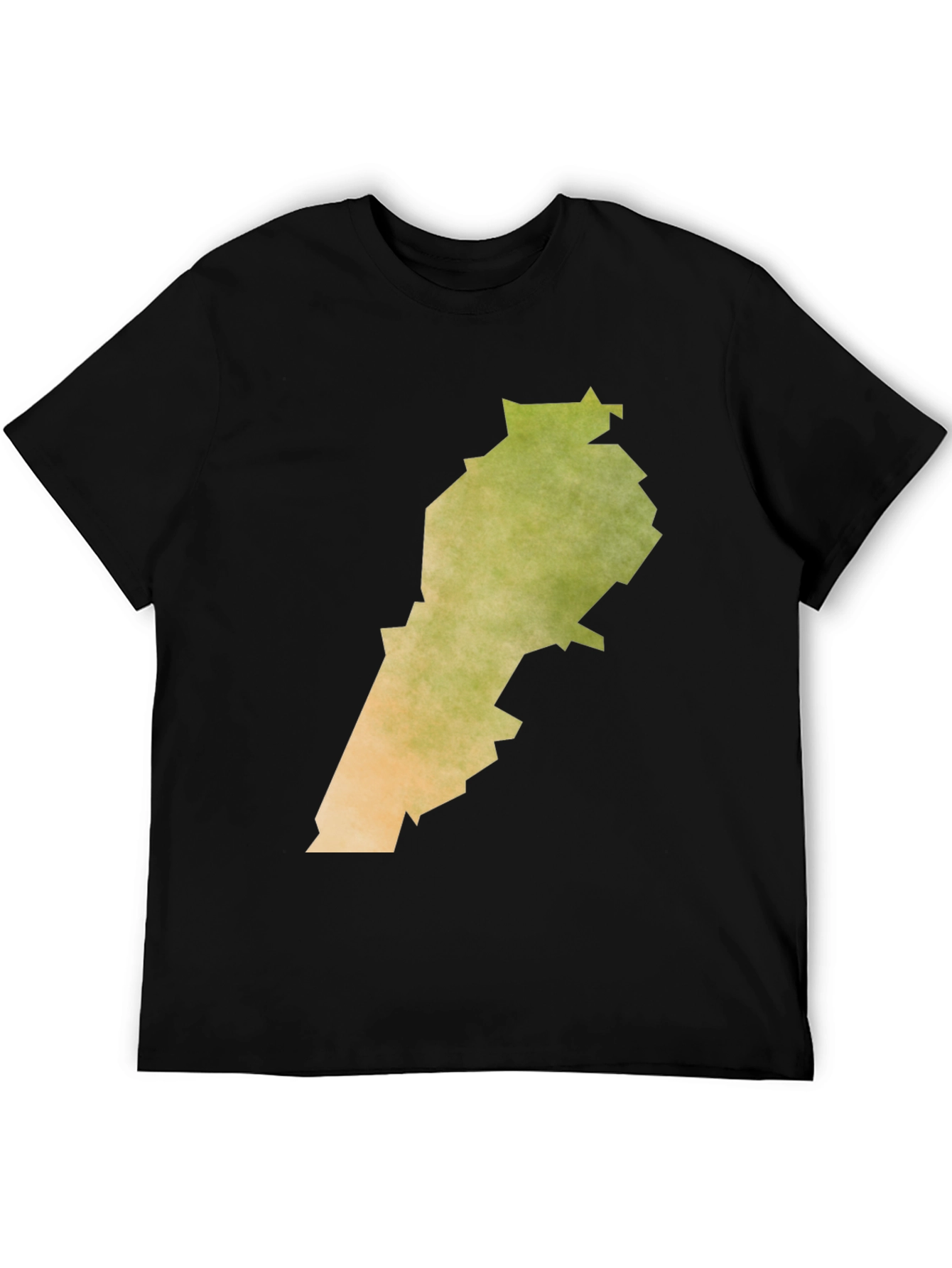 Lebanon Map Graphic Tee - Black