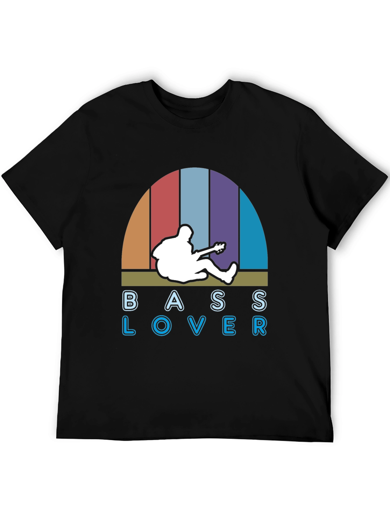 Bass Lover Graphic Tee - Retro Music T-Shirt