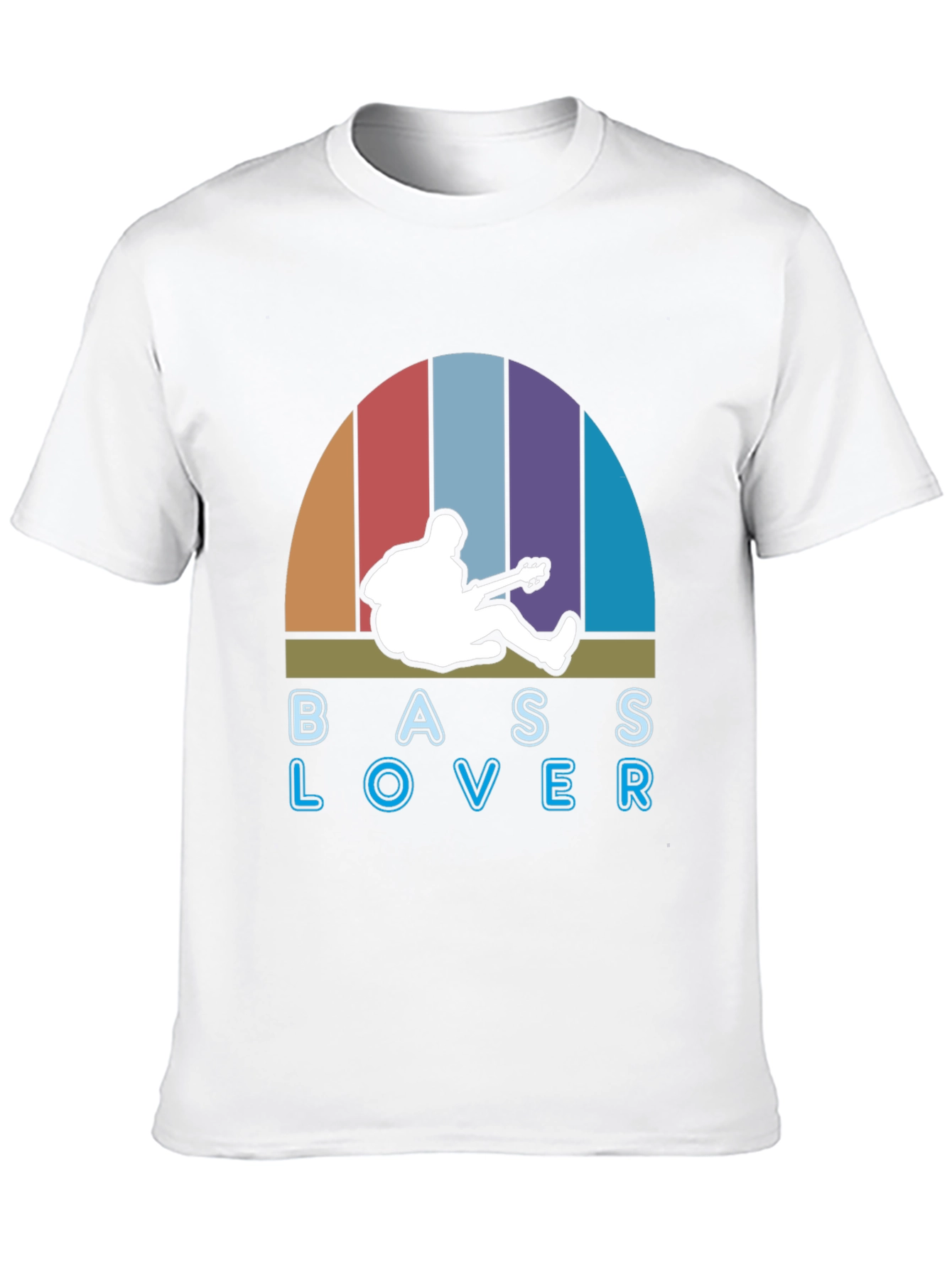Bass Lover Graphic Tee - Retro Music T-Shirt