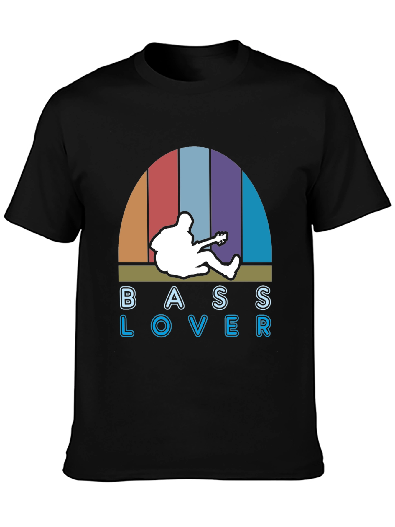 Bass Lover Graphic Tee - Retro Music T-Shirt