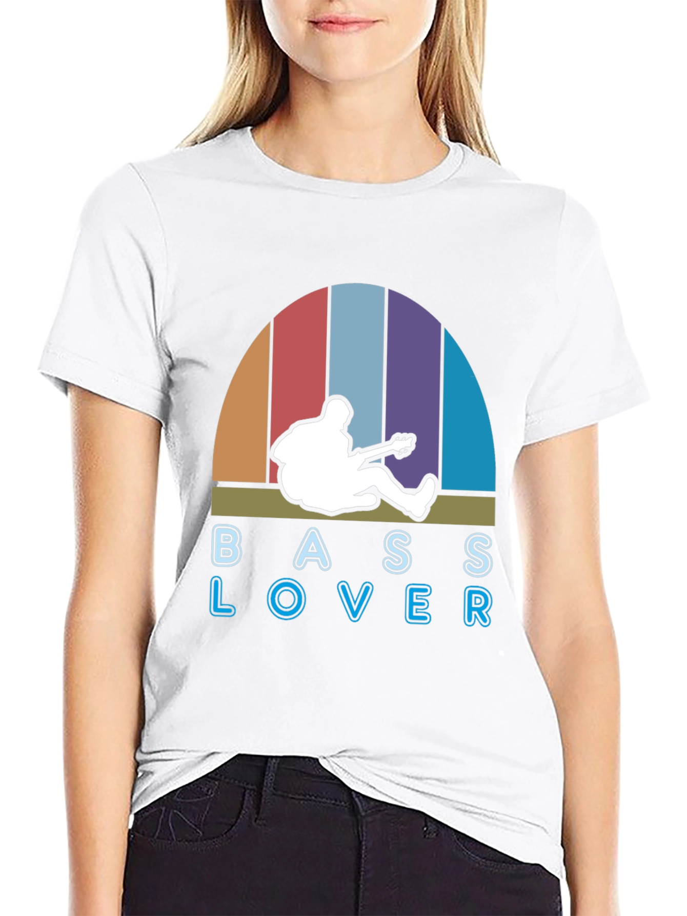 Bass Lover Graphic Tee - Retro Music T-Shirt