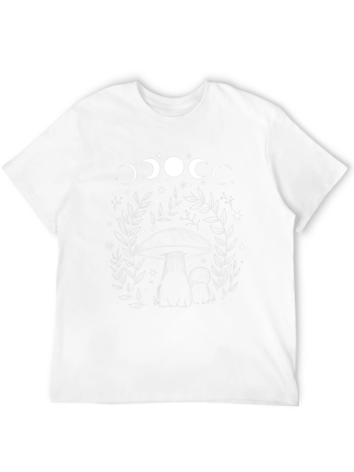 Mushroom Moon Phase Graphic Tee