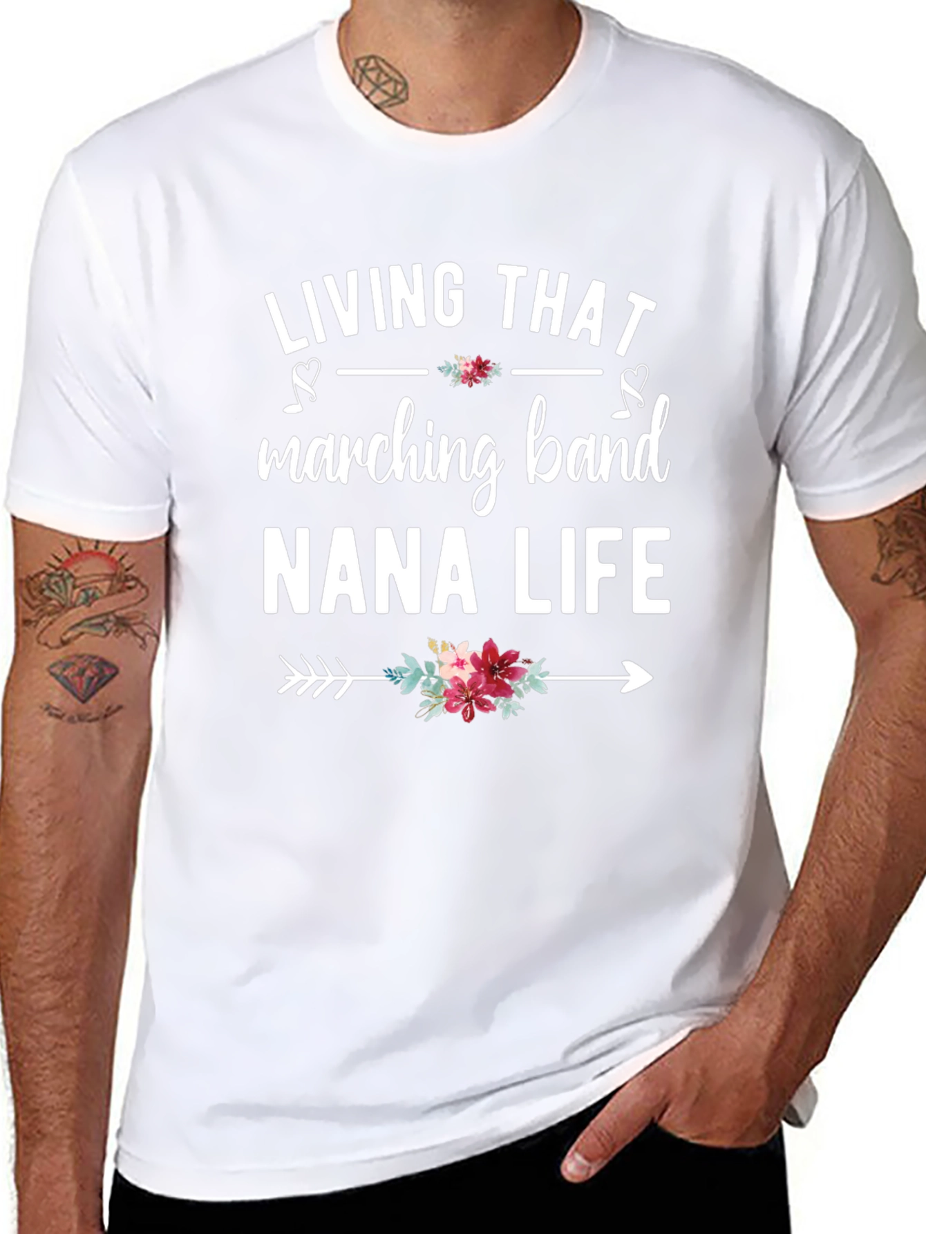 Living That Marching Band Nana Life T-Shirt
