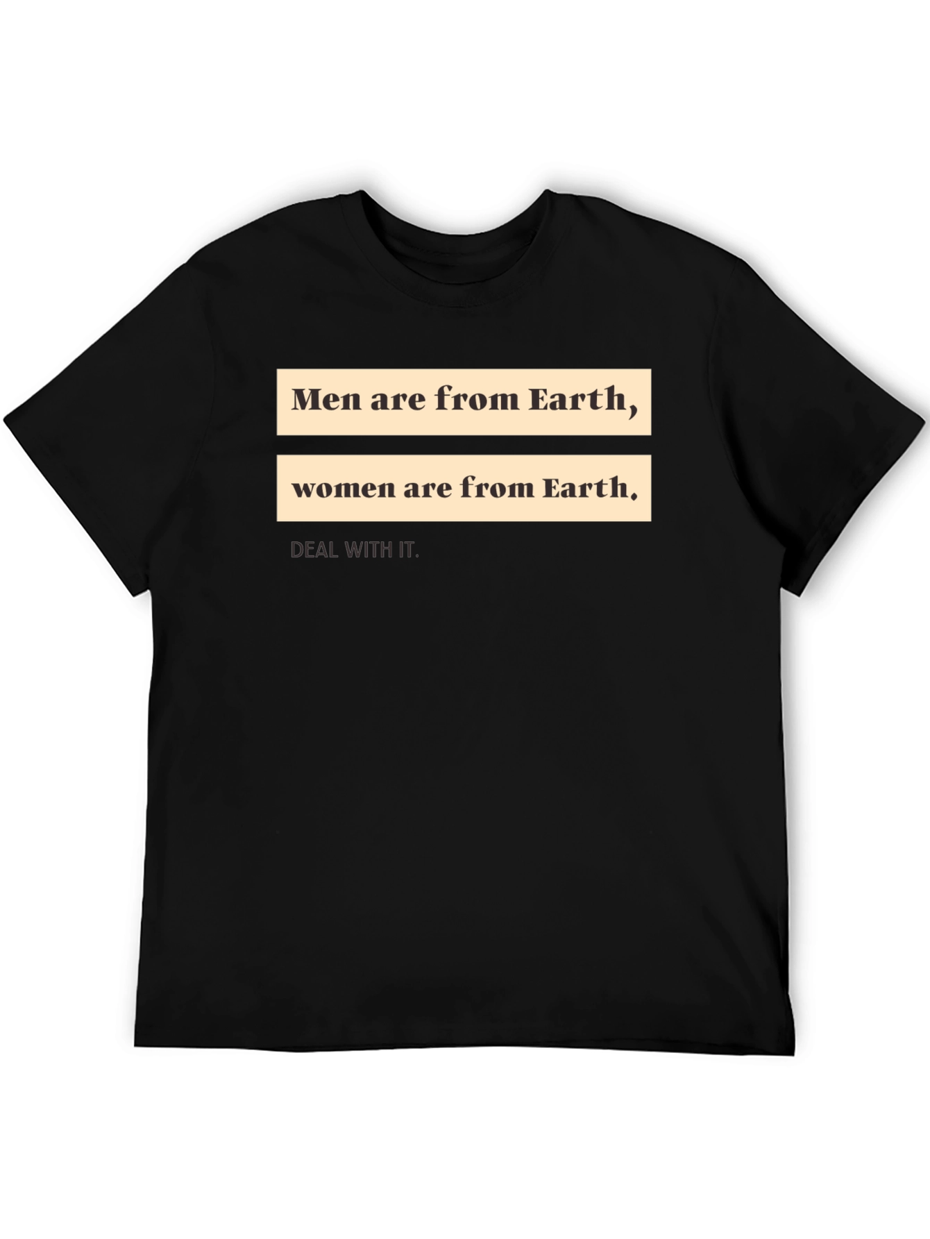 Men and Women Earth Equality Tee