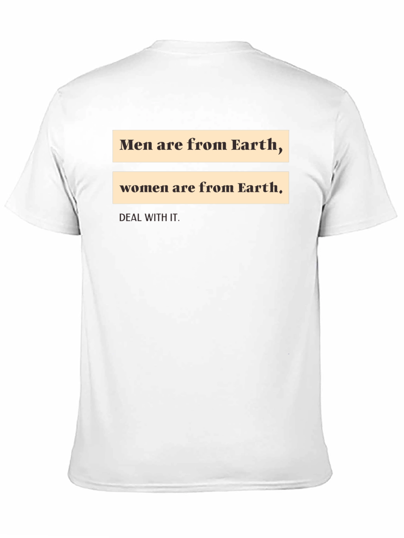 Men and Women Earth Equality Tee