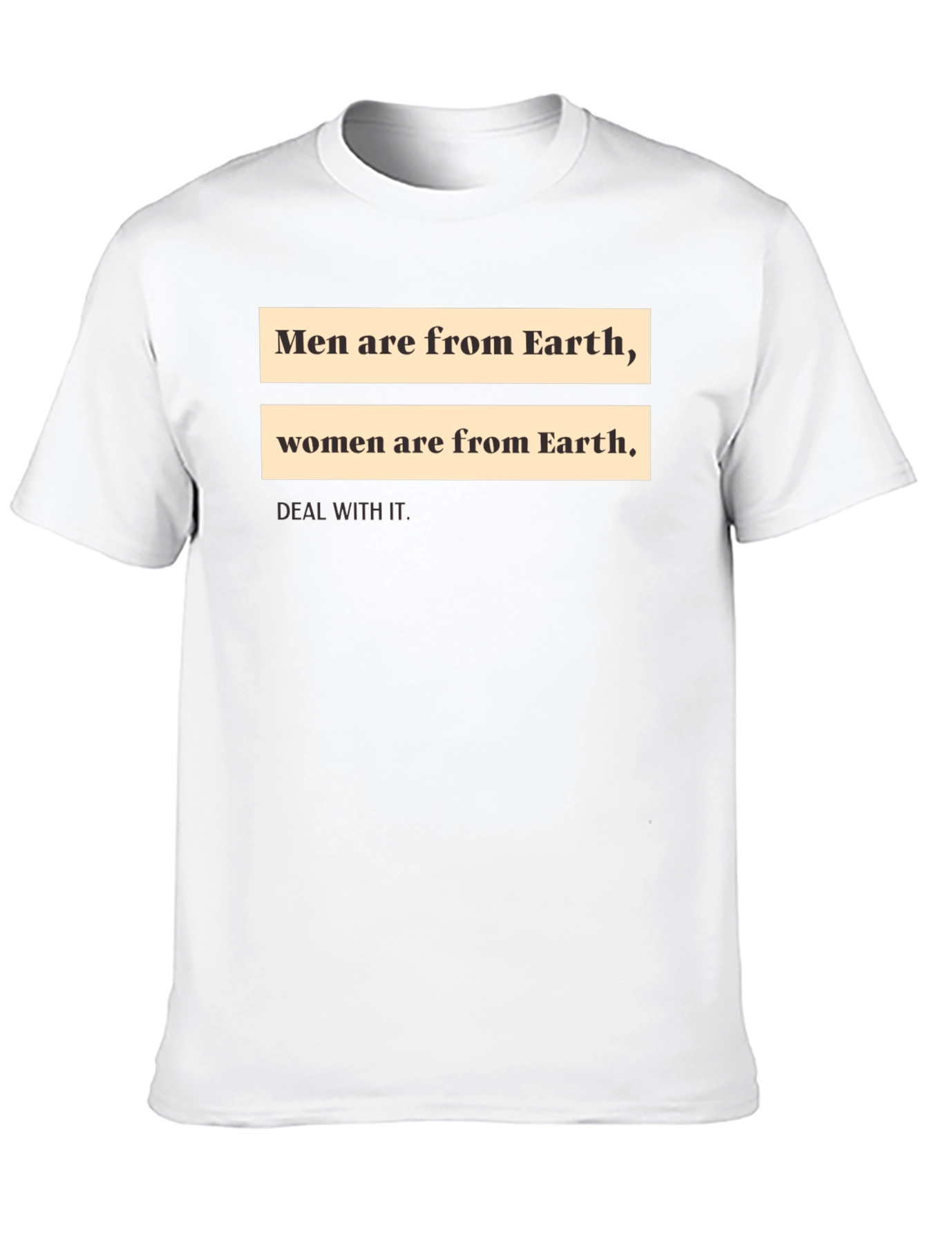 Men and Women Earth Equality Tee