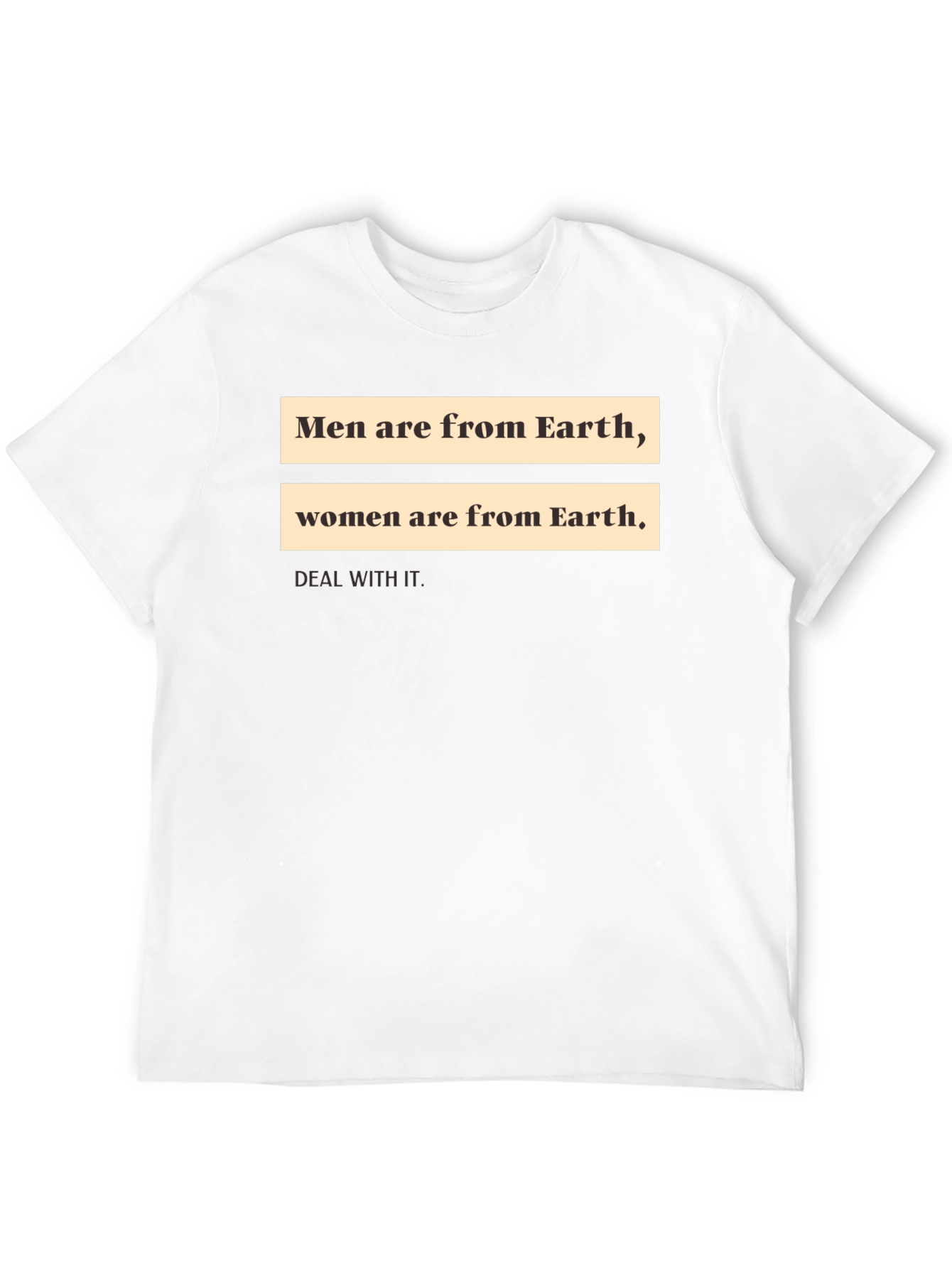 Men and Women Earth Equality Tee