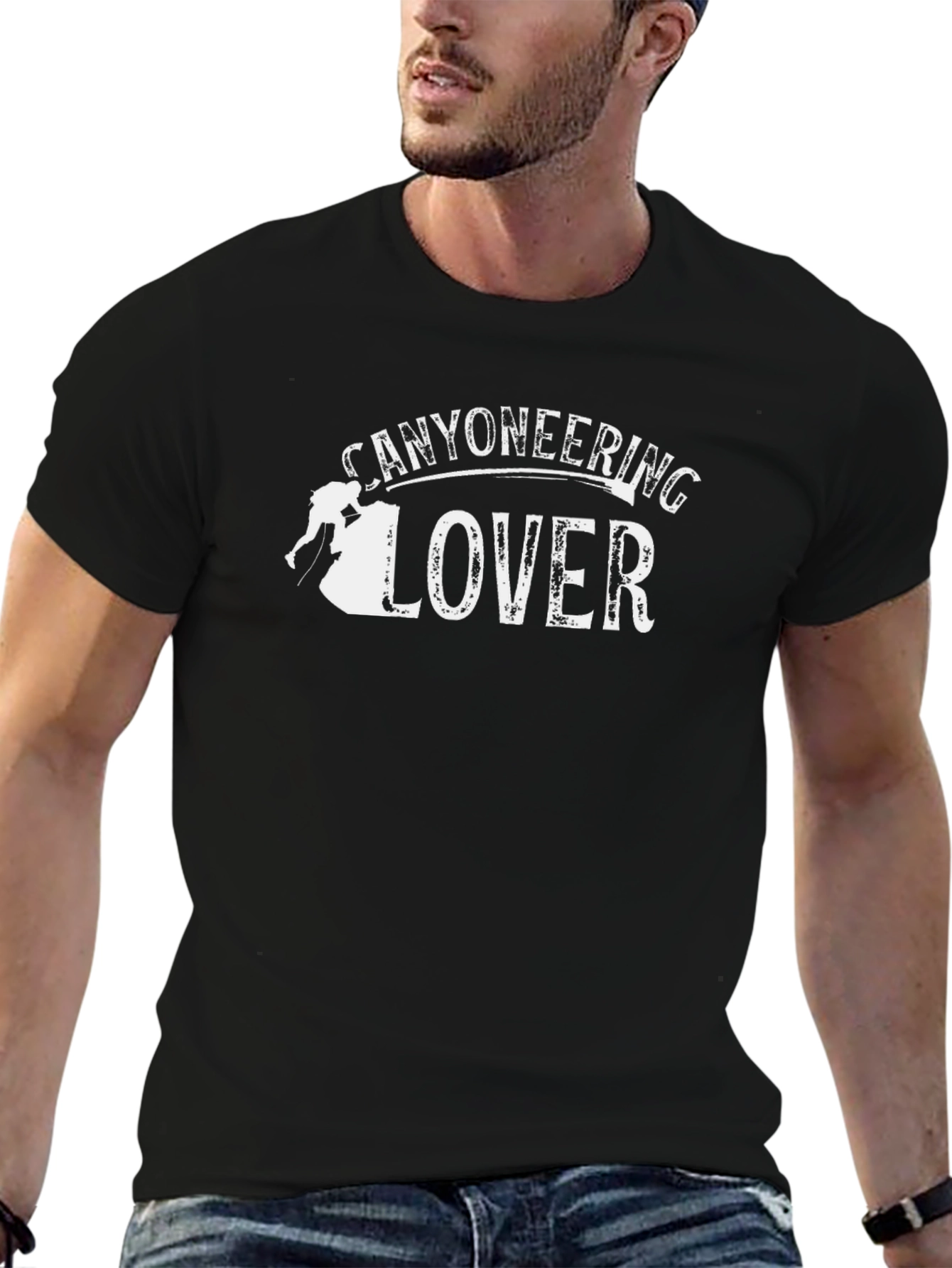 Canyoneering Lover Black T-Shirt