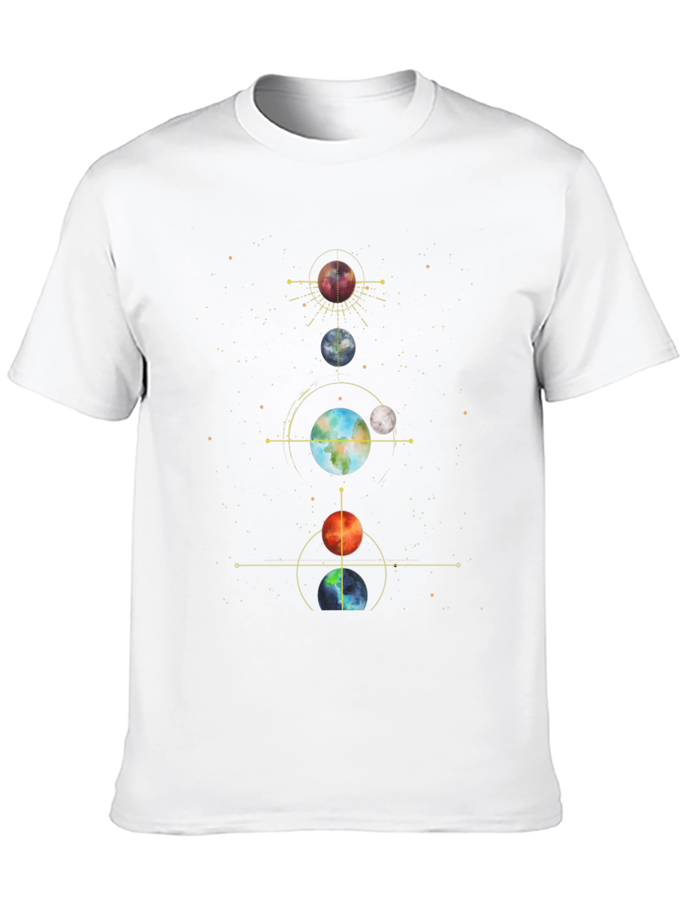 Planetary Graphic Black Tee