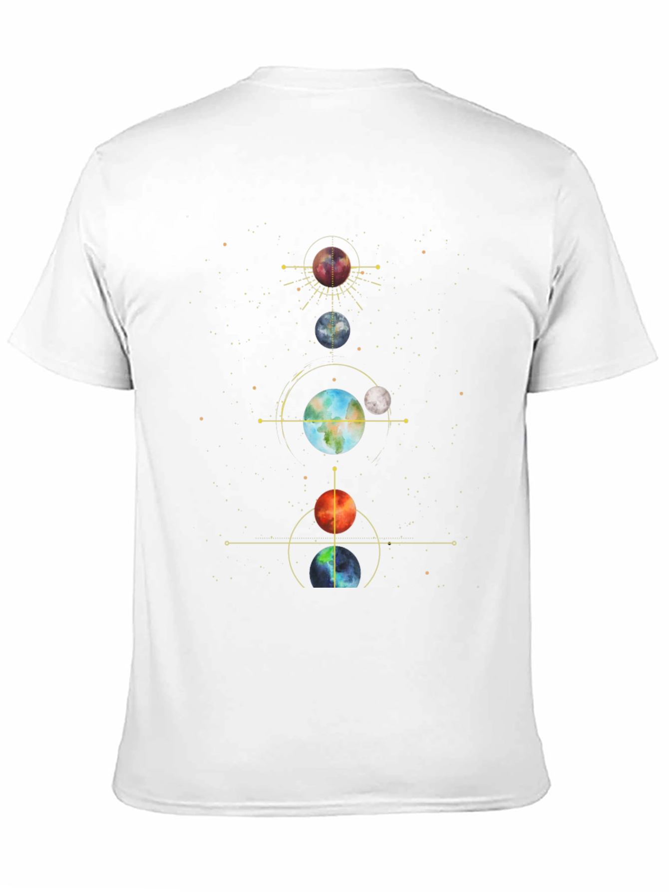 Planetary Graphic Black Tee