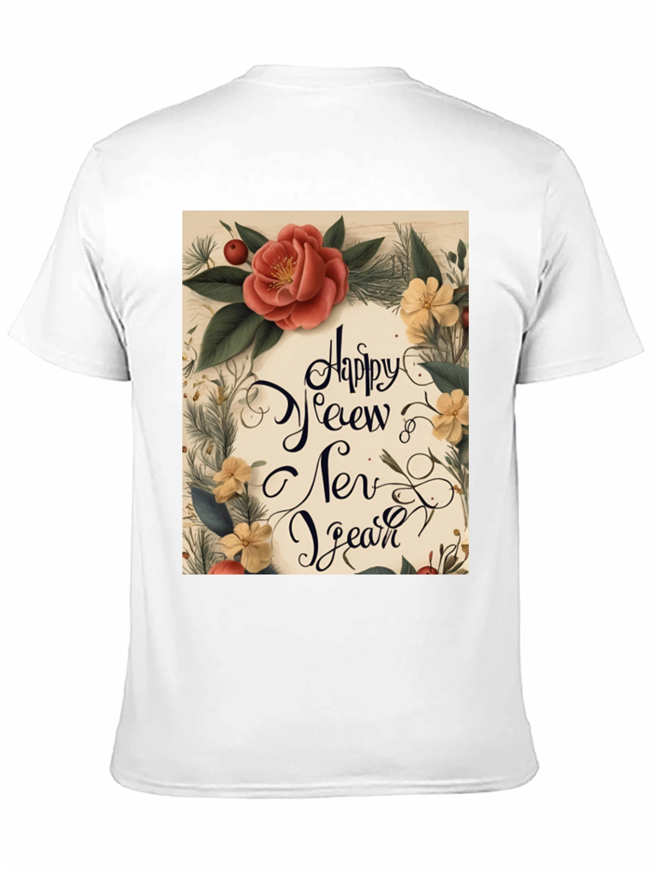 Festive Happy New Year Graphic Tee