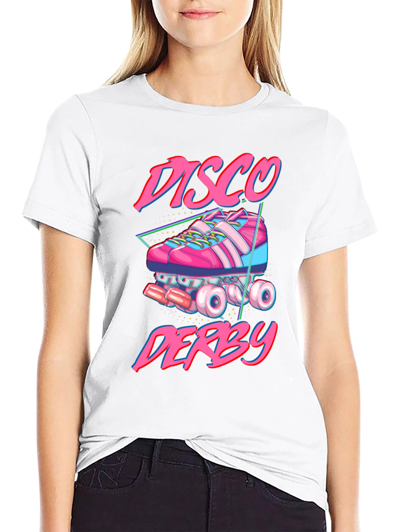 Disco Derby Roller Skate Graphic T-Shirt